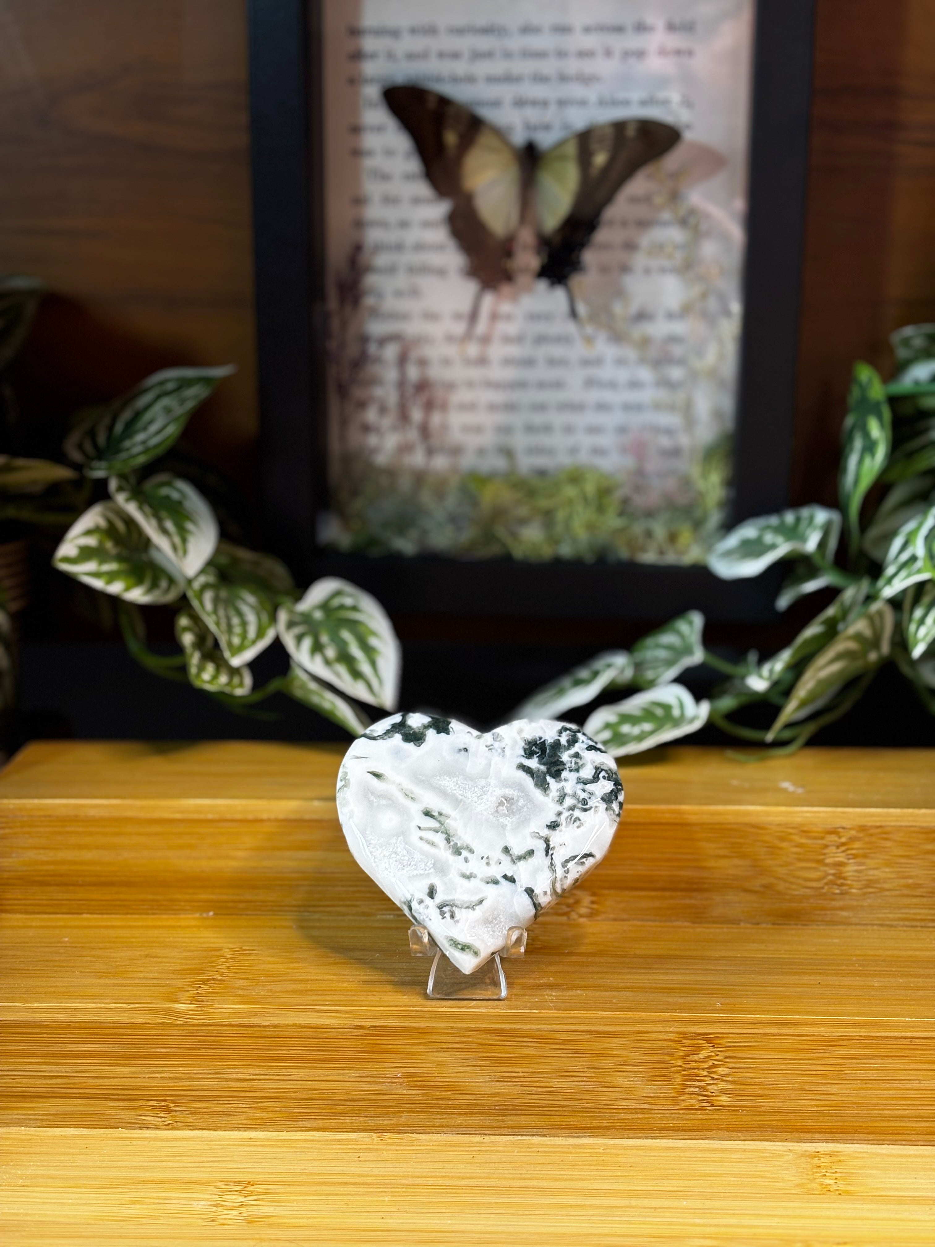 Tree Agate Heart