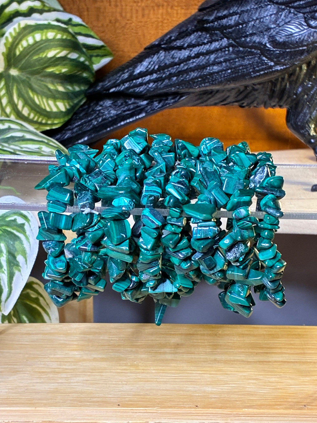 Malachite Chip Bracelets