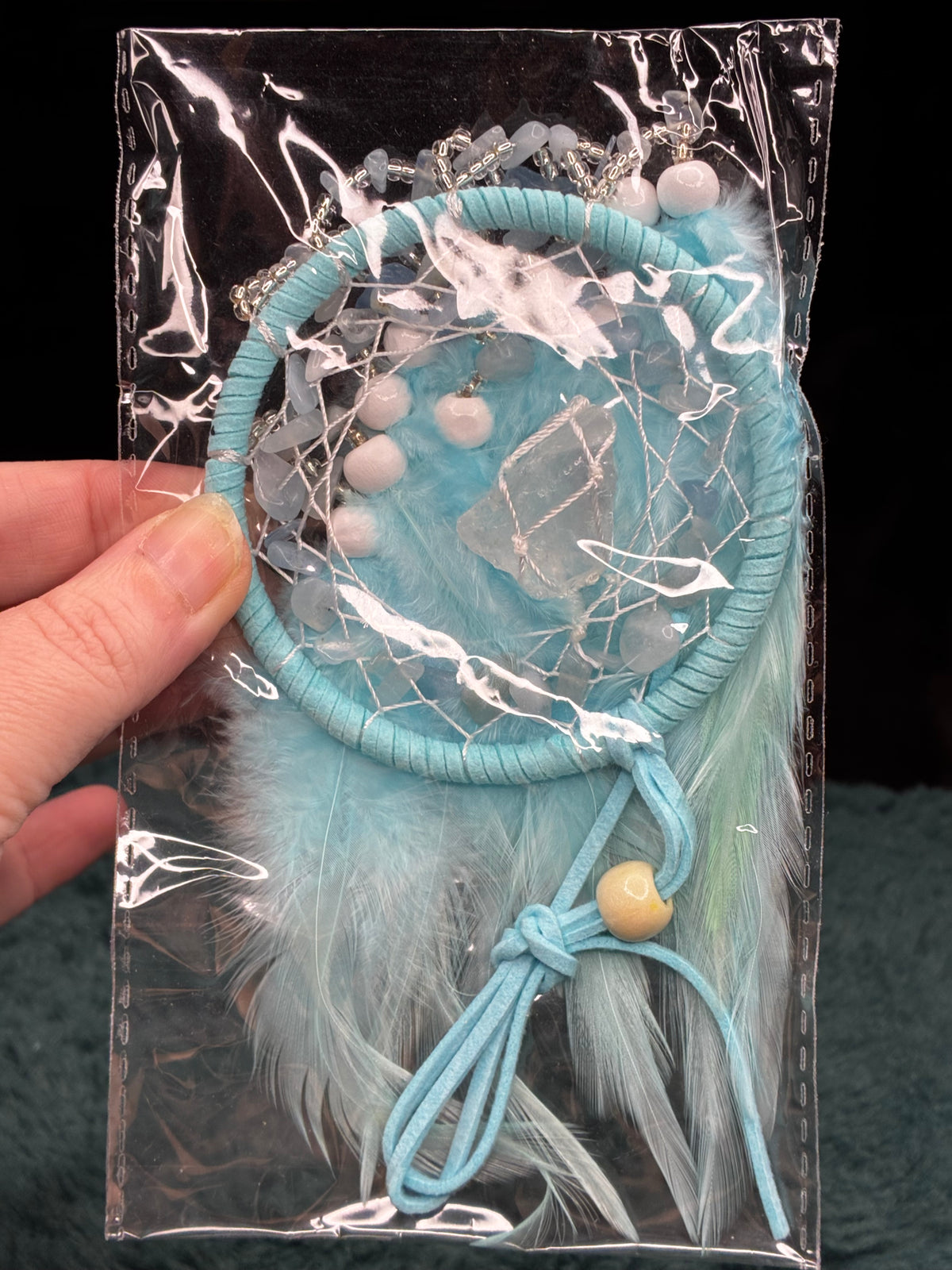 Clear Quartz Dreamcatcher