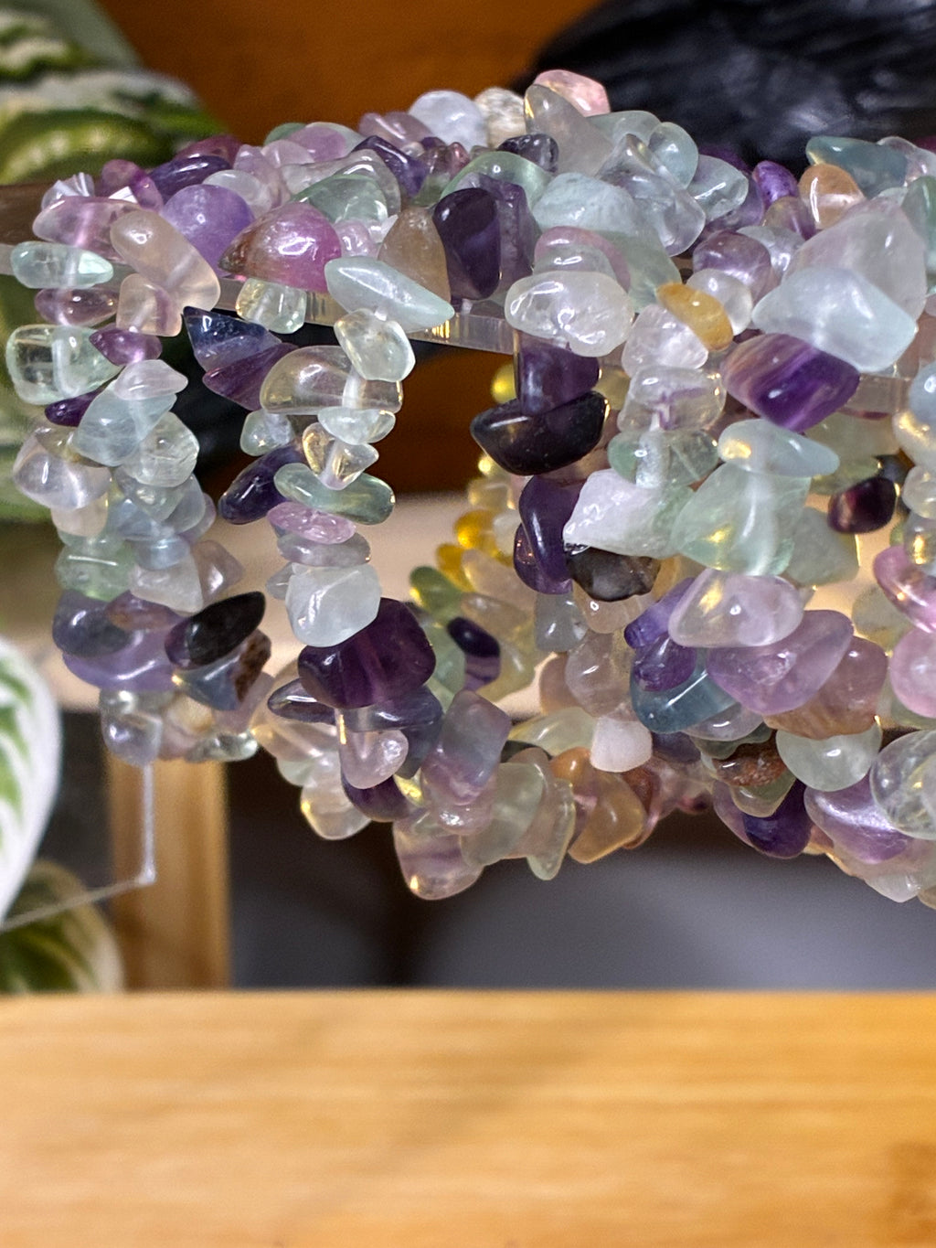 Fluorite Chip Bracelets