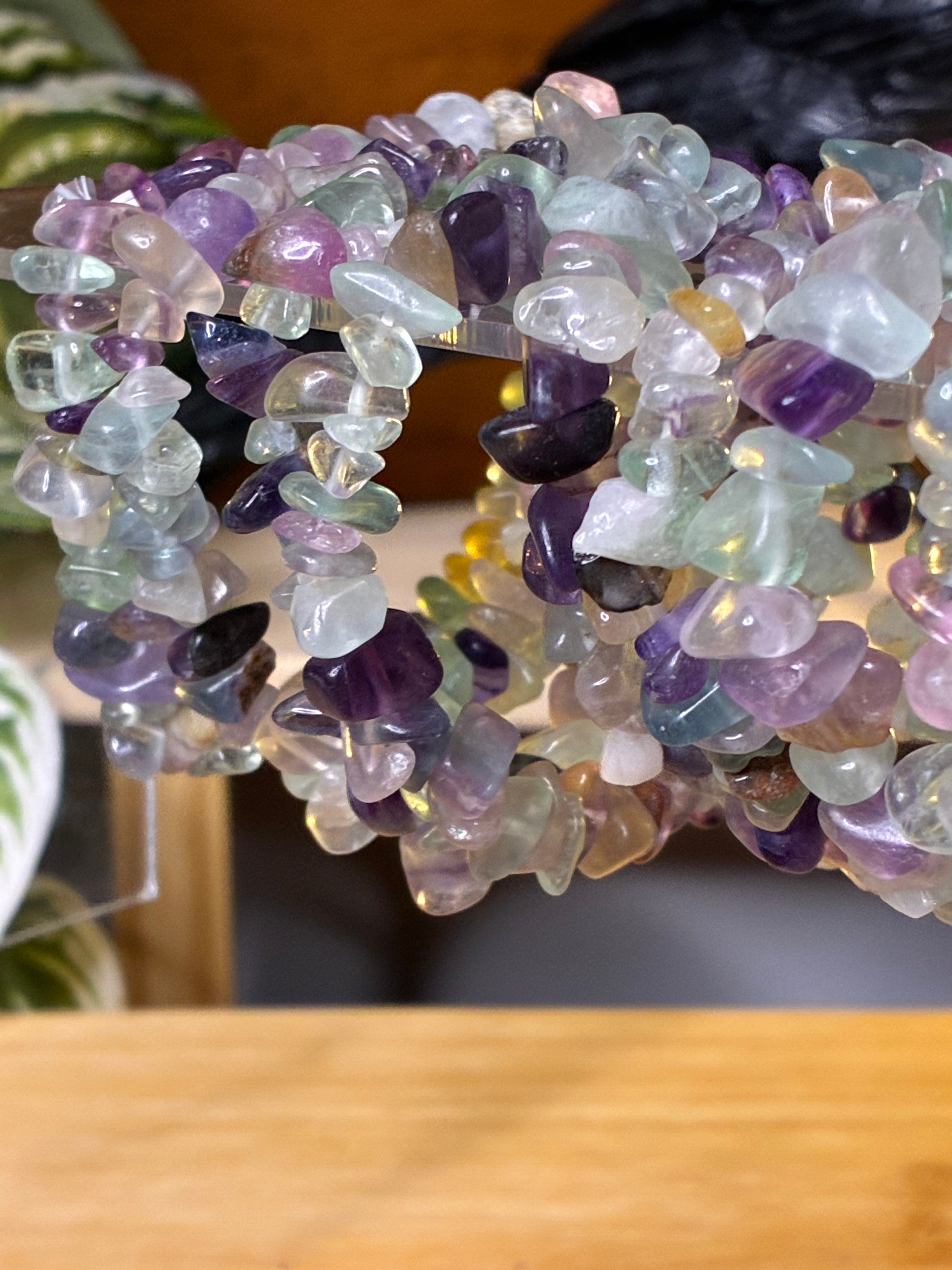 Fluorite Chip Bracelets