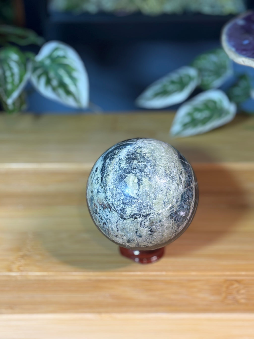 Hematite Sphere w/Inclusions 1