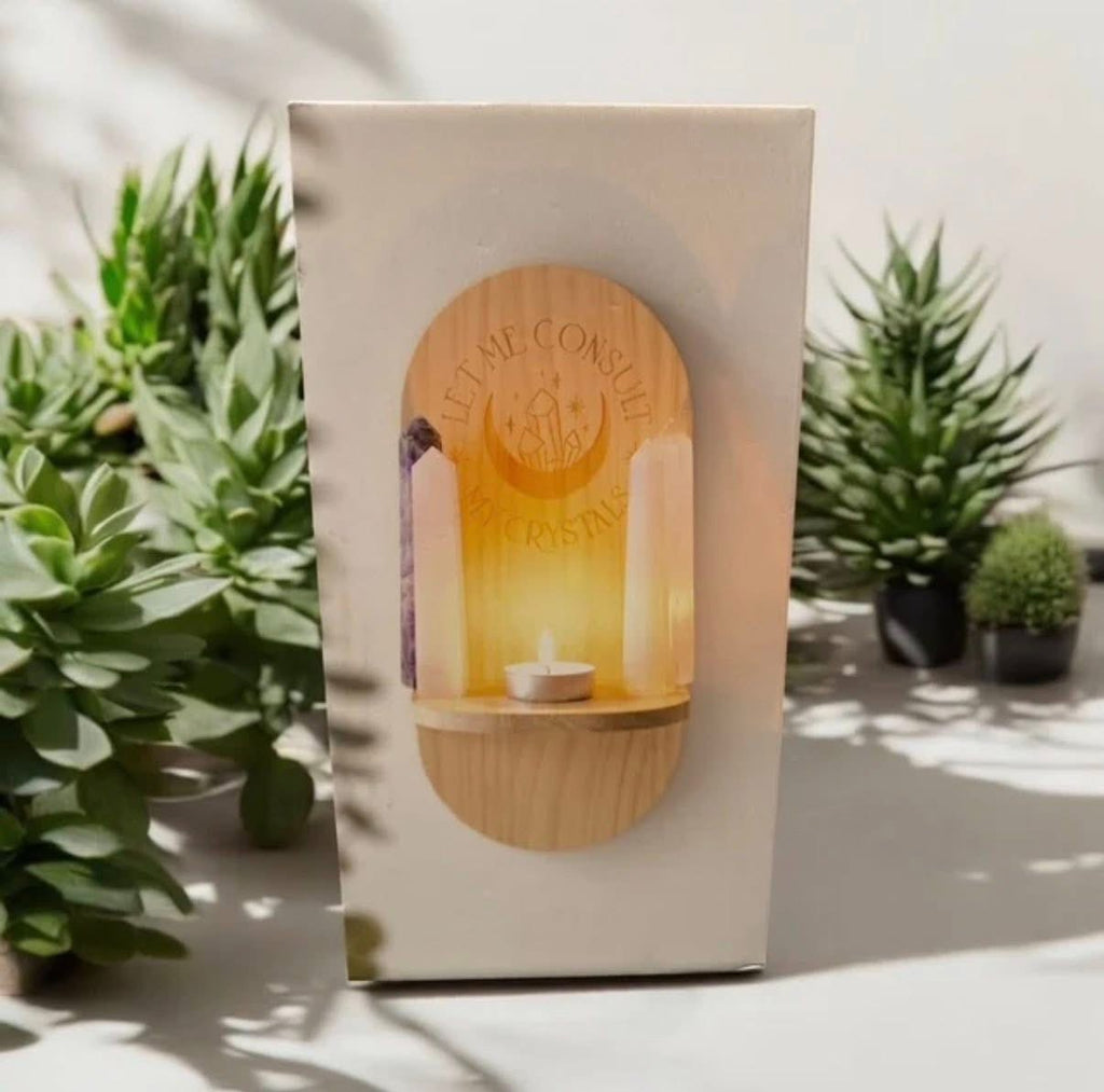 Wooden Moon Shelf