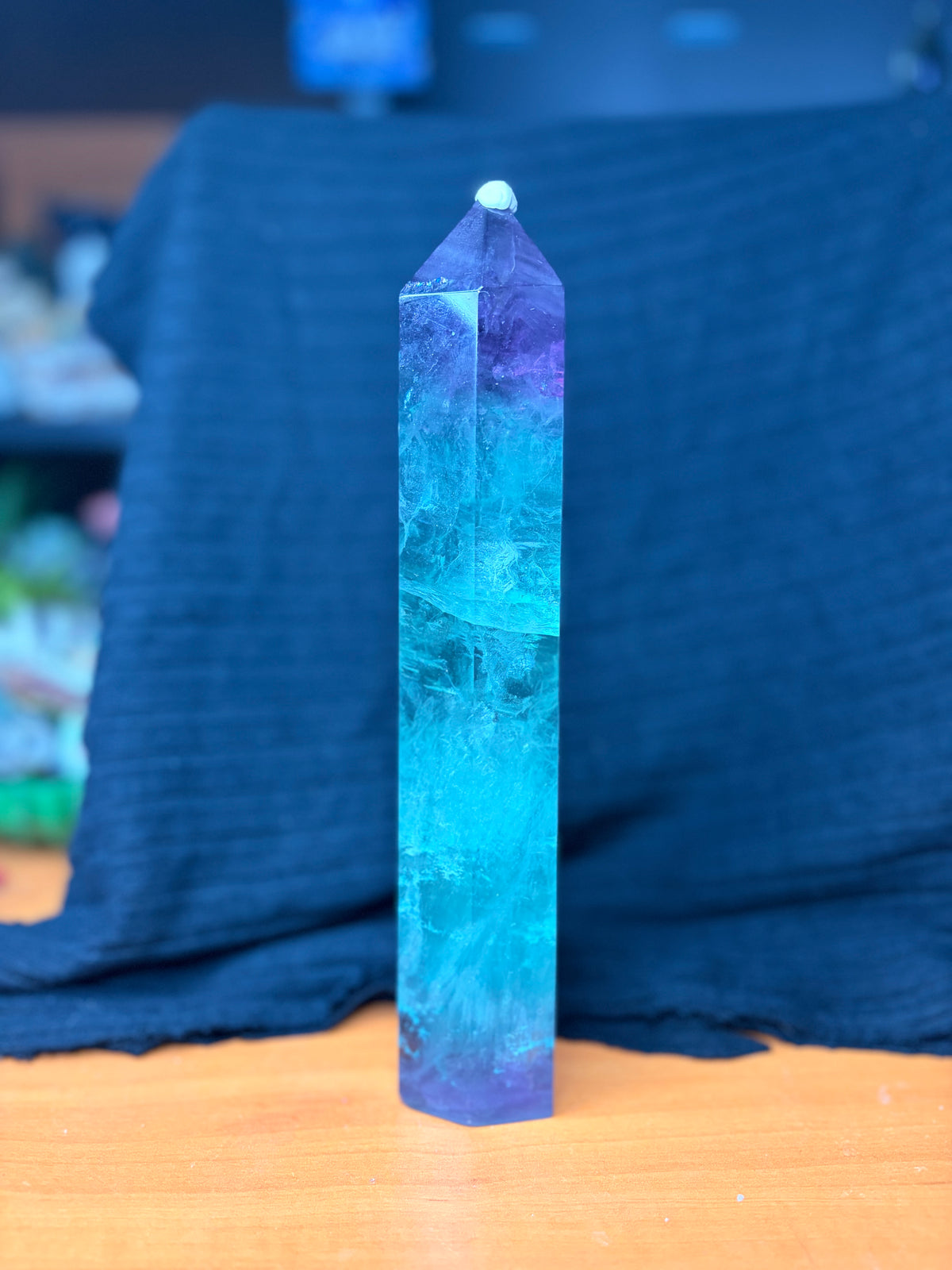 Watermelon Fluorite Tower