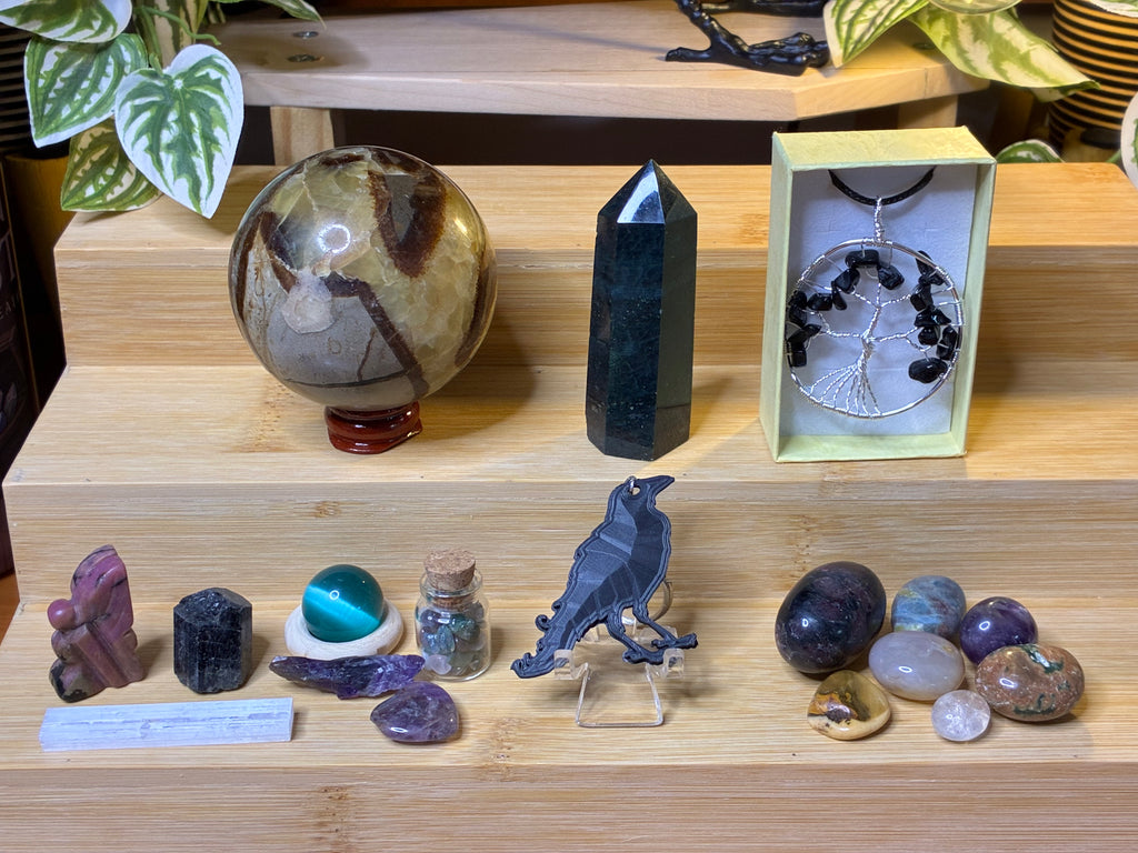 Raven’s Chest Hidden Treasure Box — $50 Mystery Crystal Box