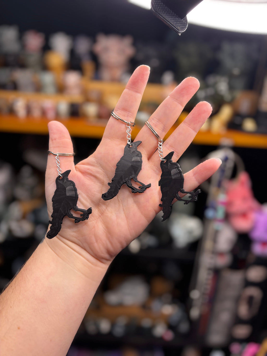 Raven Keychain