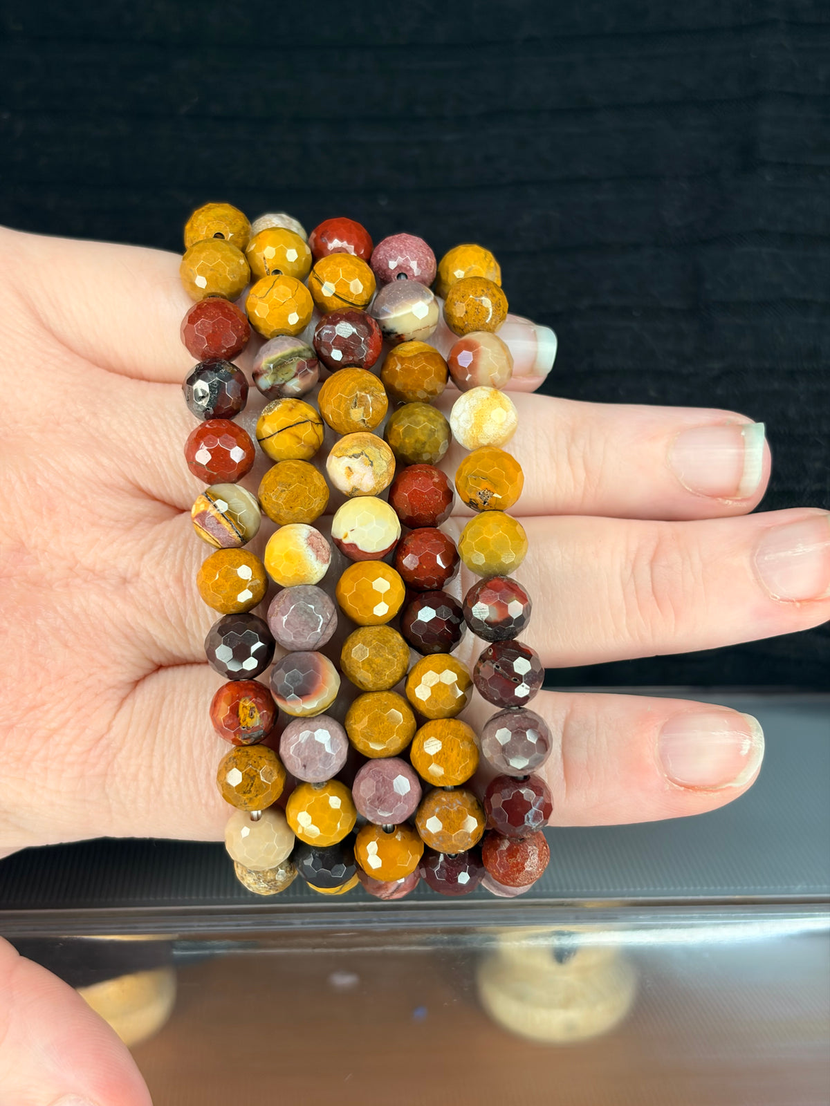 Mookaite Faceted Bracelet