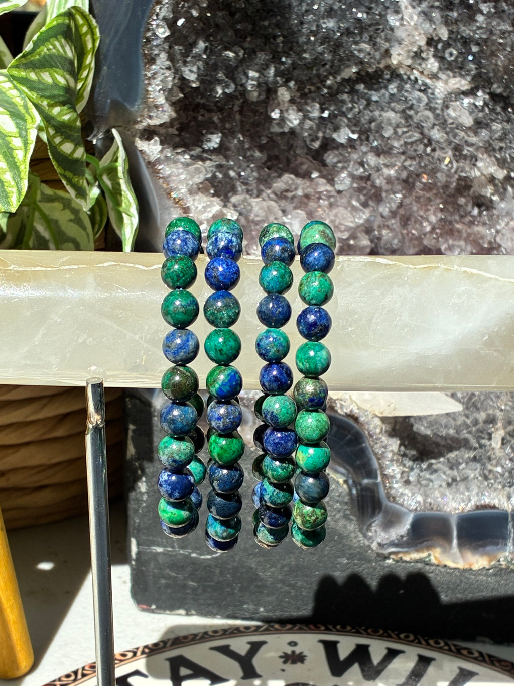 8mm Azurite Malachite