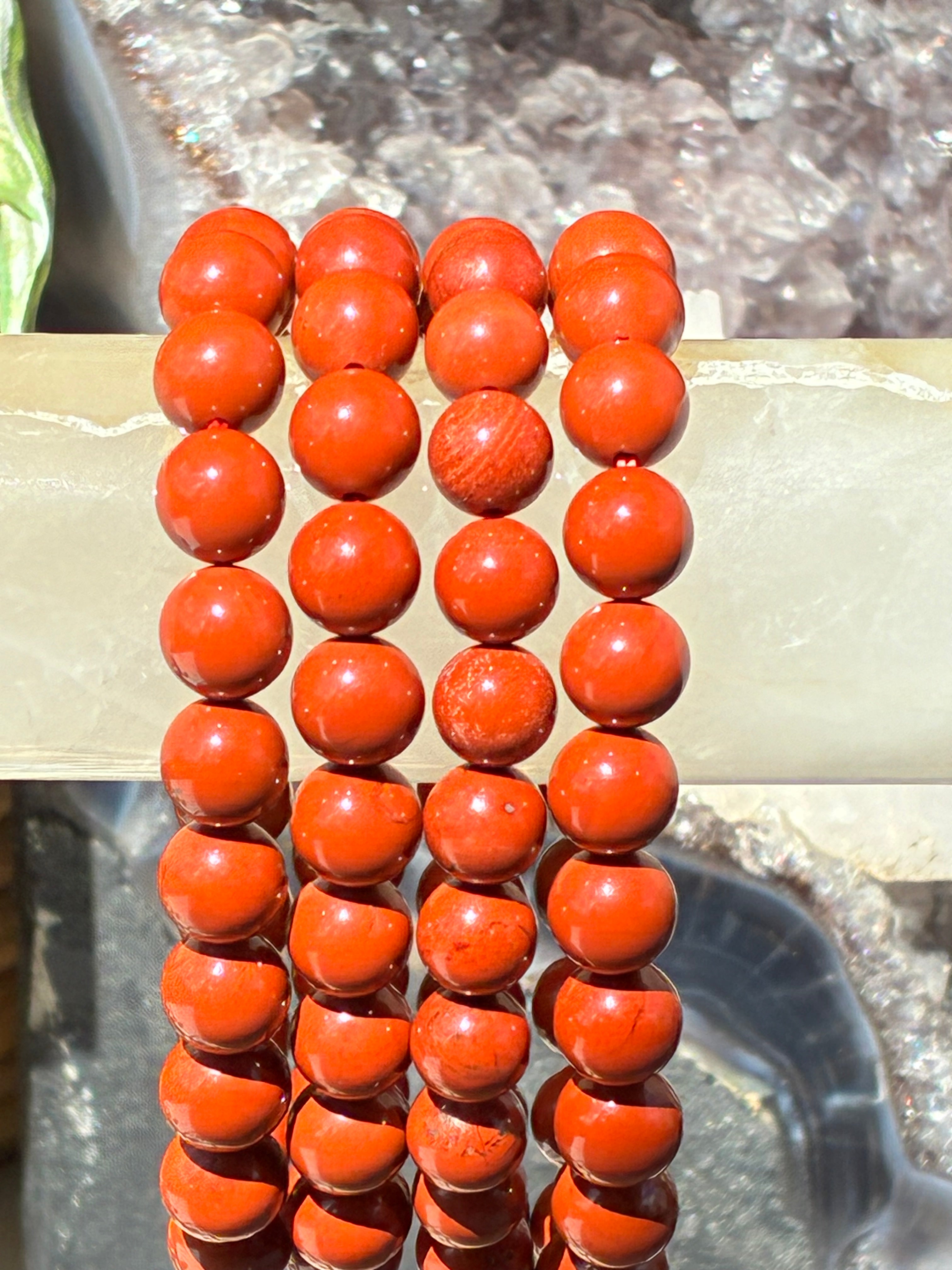 8mm Red Jasper Bracelet