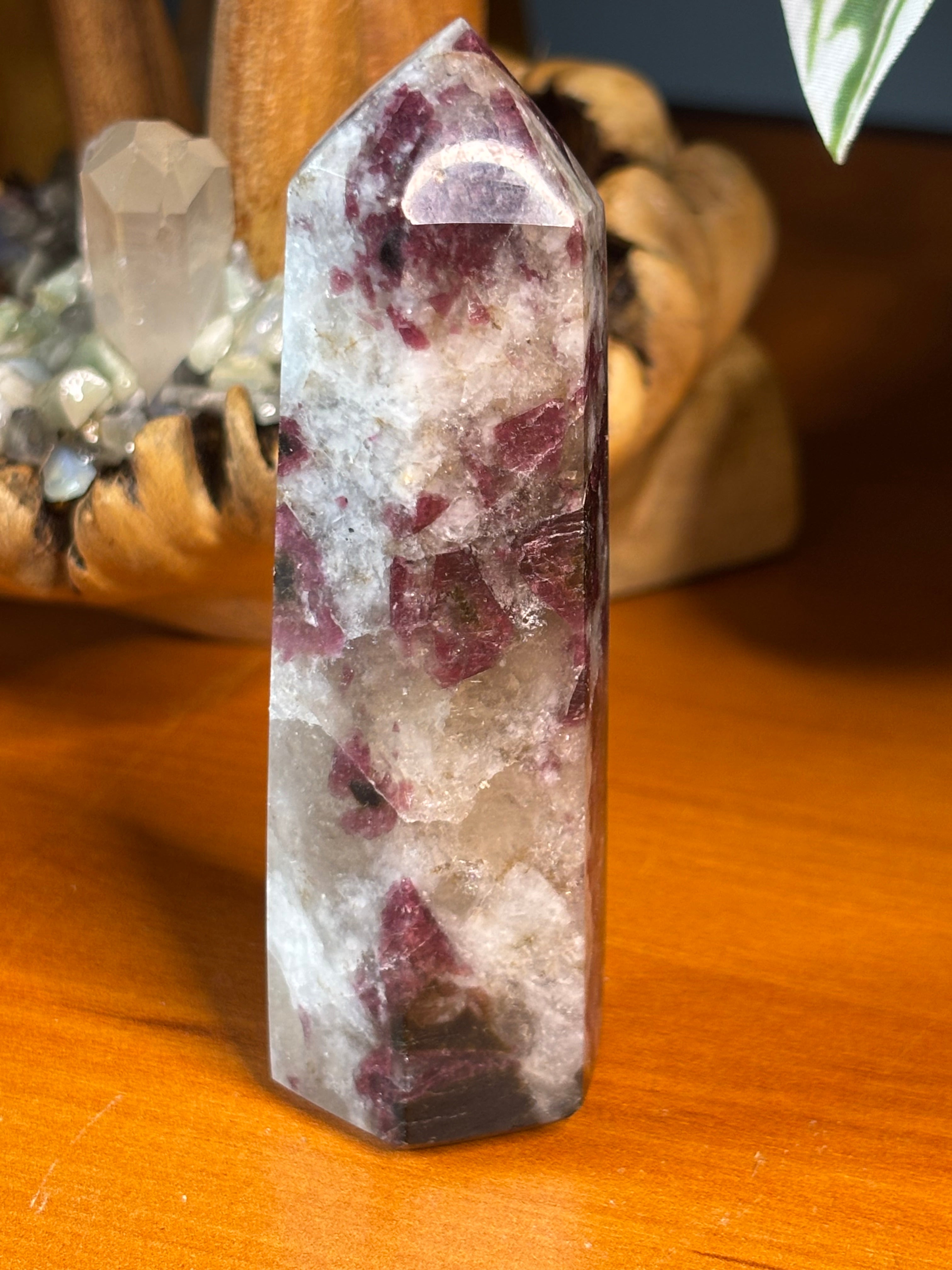 Pink Tourmaline Point