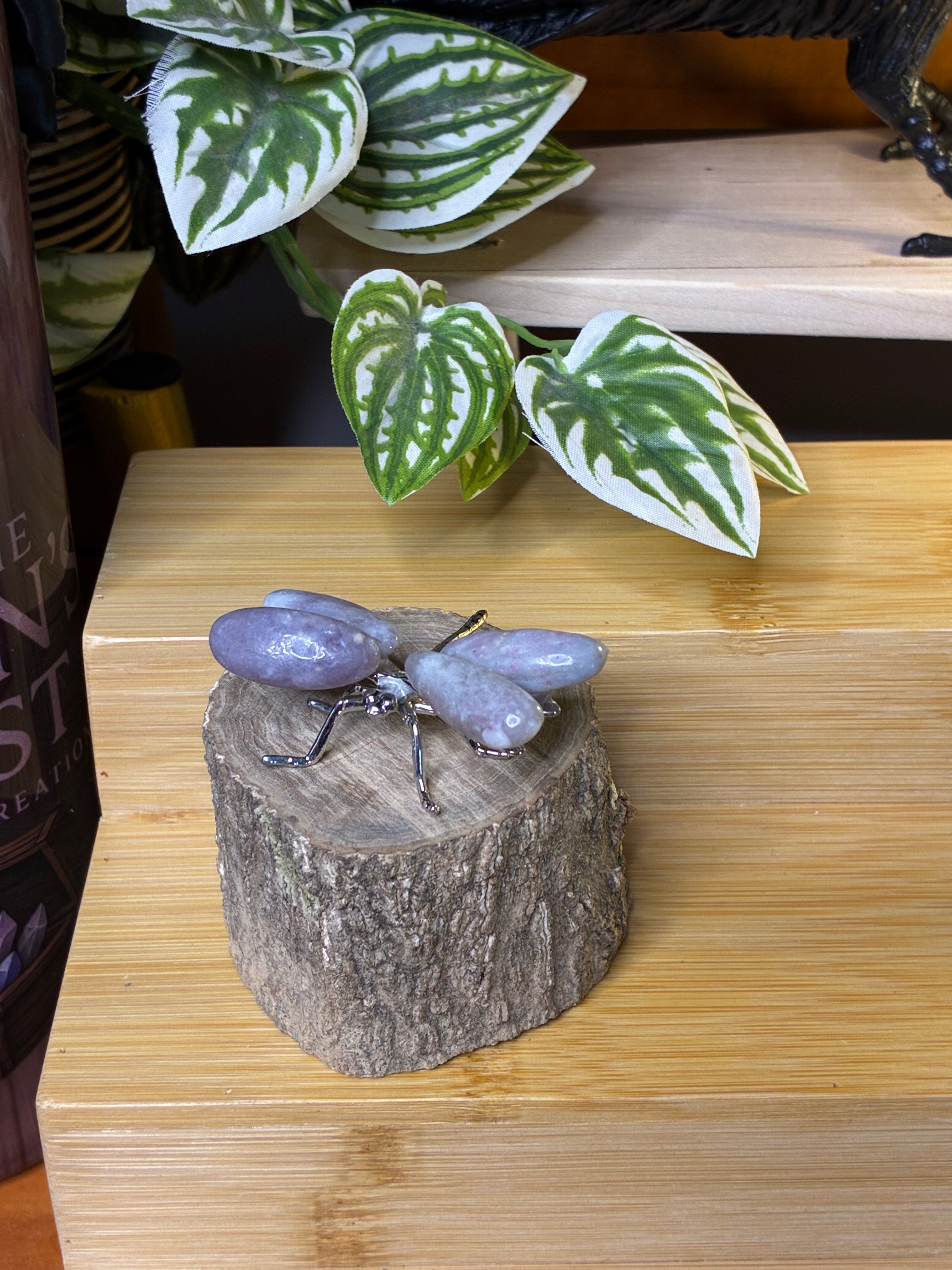 Lepidolite Dragonfly