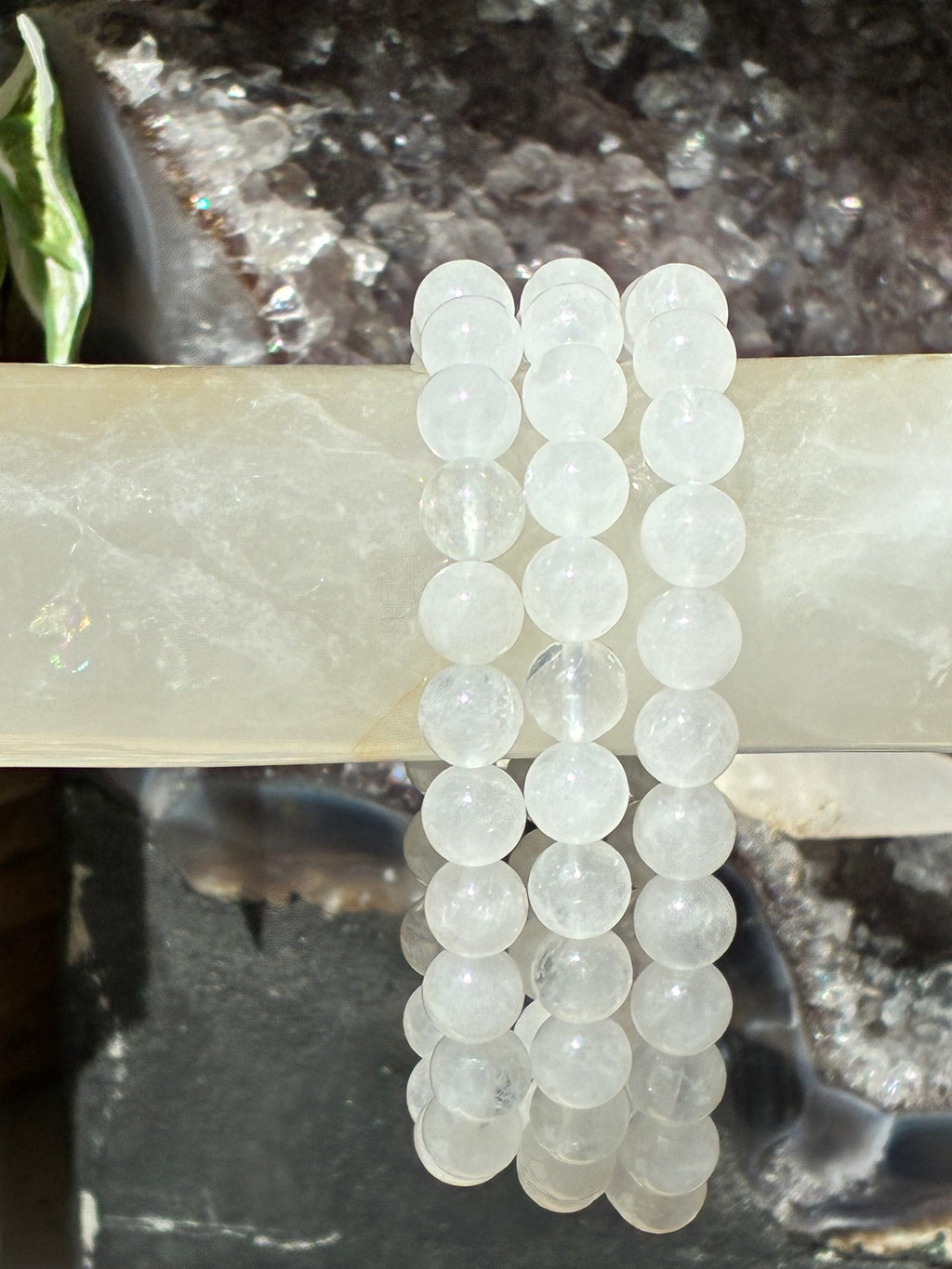8mm Milky Quartz Bracelet