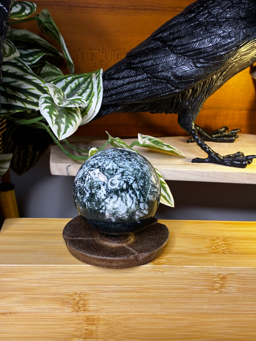 Moss Agate Sphere