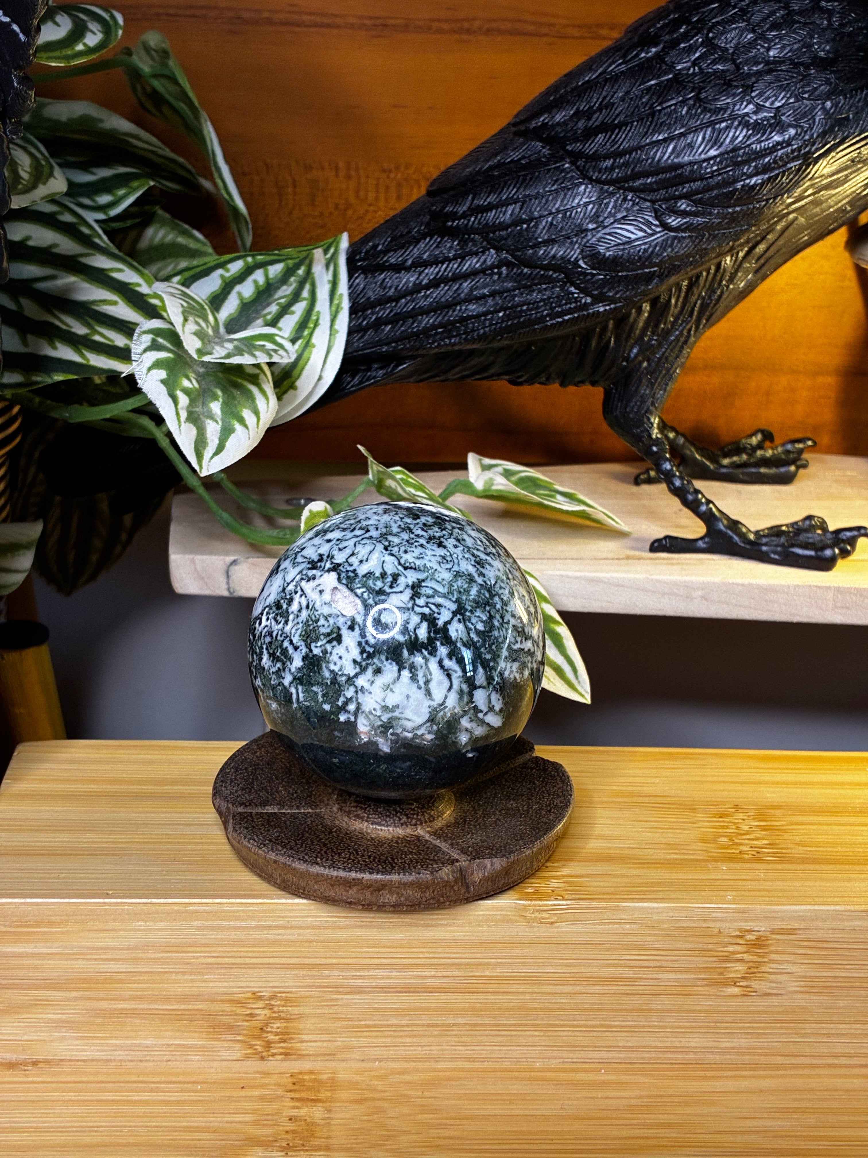Moss Agate Sphere