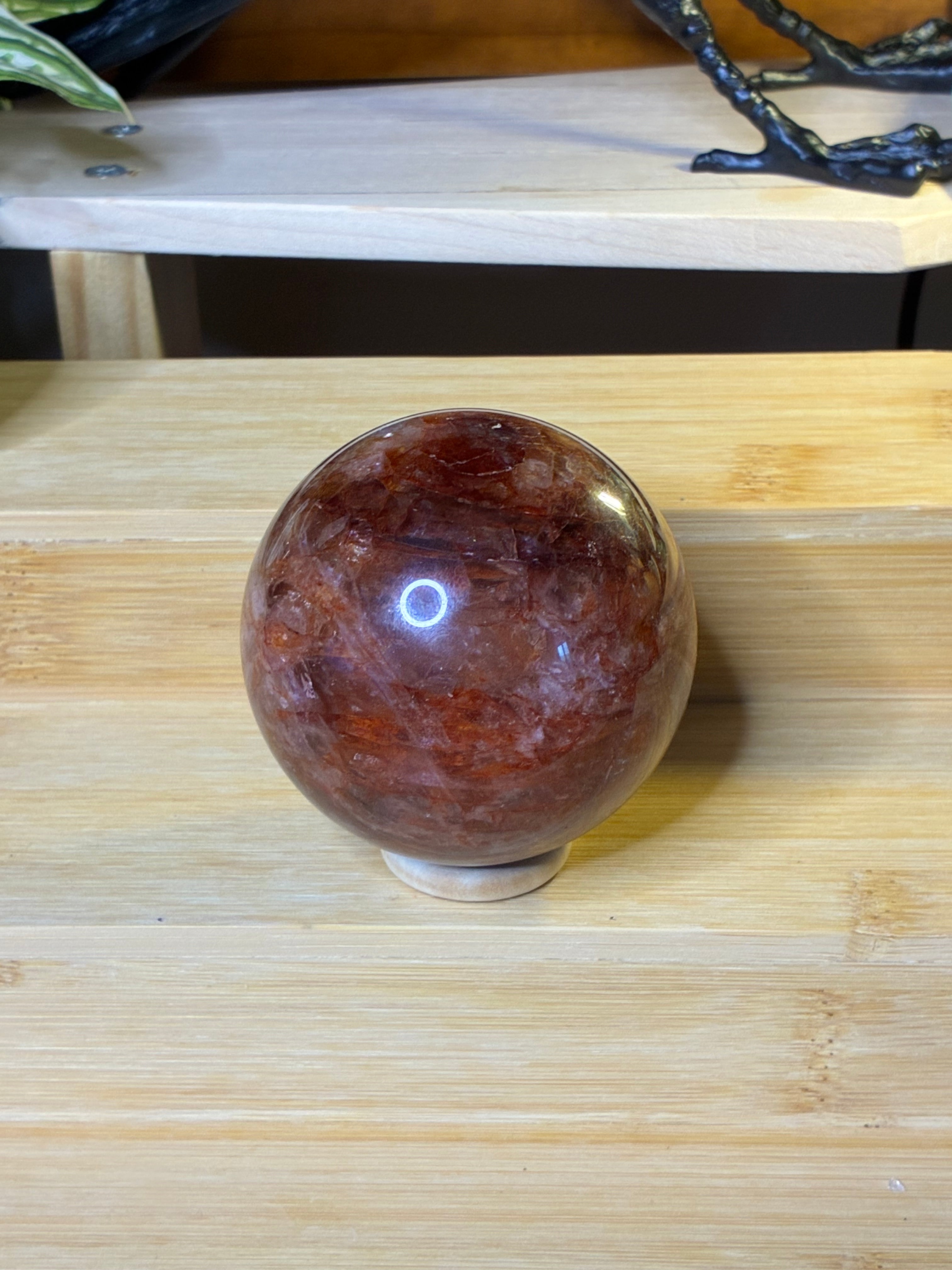 Fire Quartz Sphere