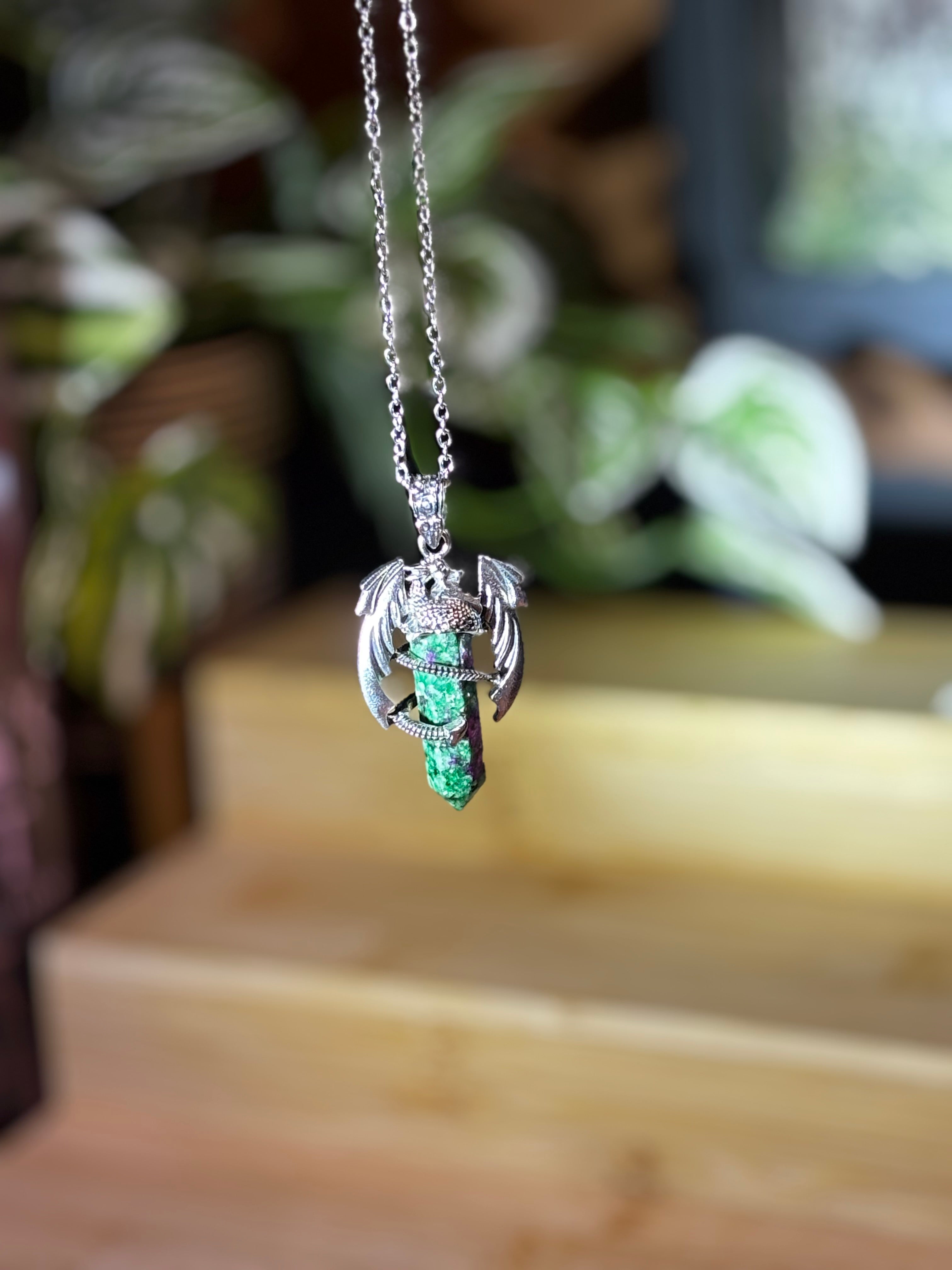 Ruby in Fuchsite