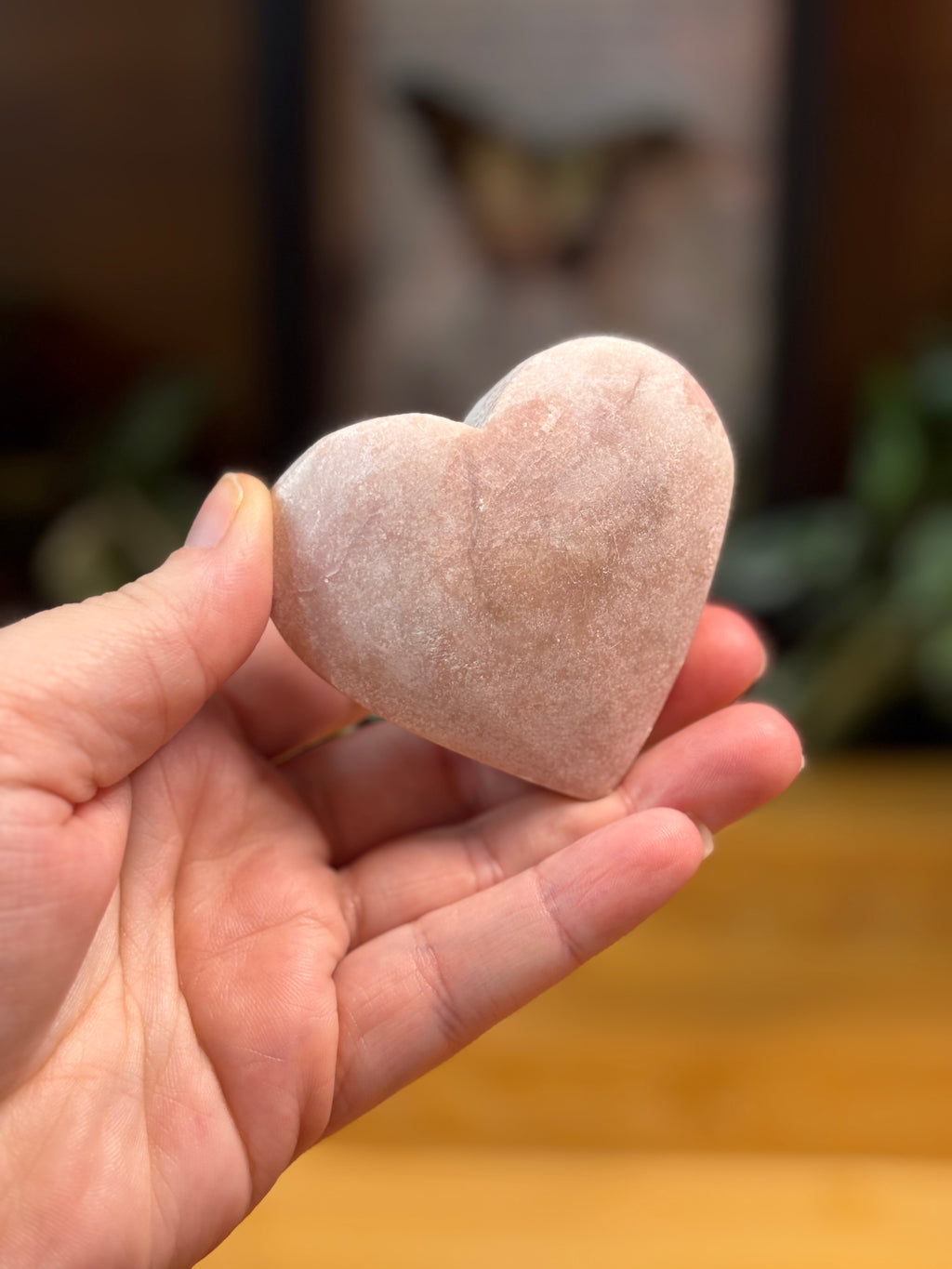 Pink Opal Heart