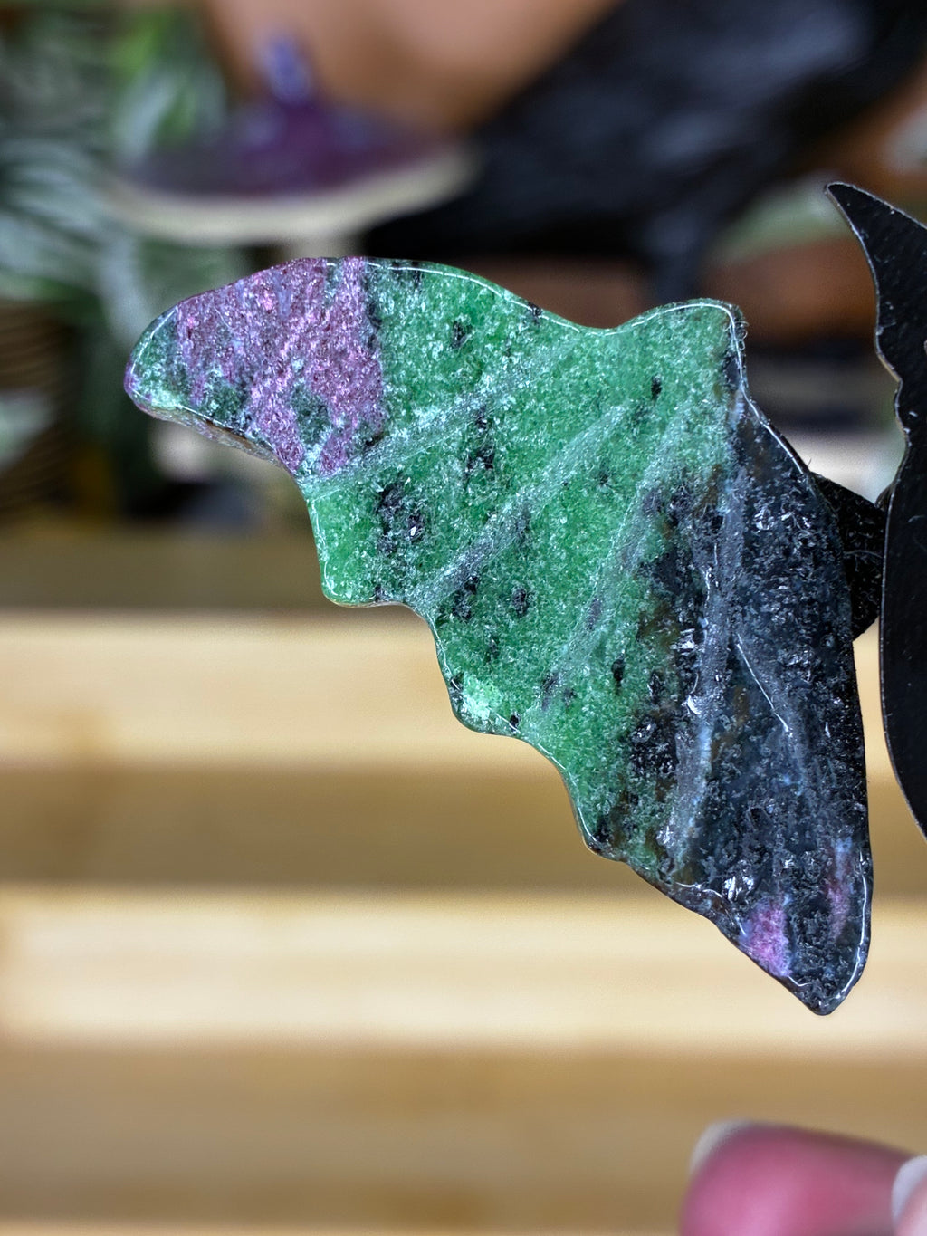 Ruby Zoisite Bat Wings