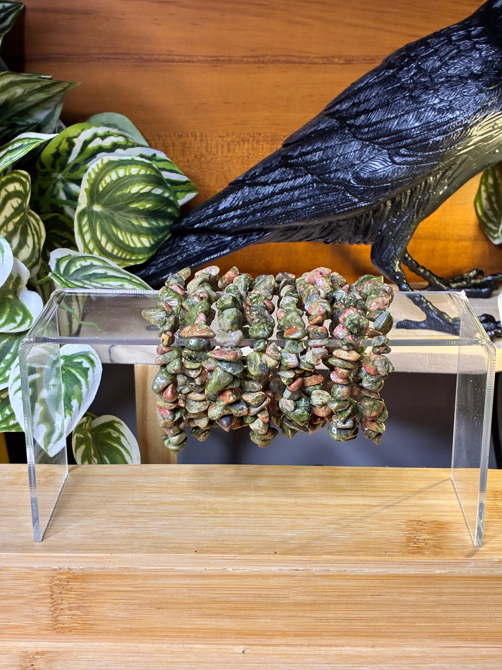 Unakite Chip Bracelets