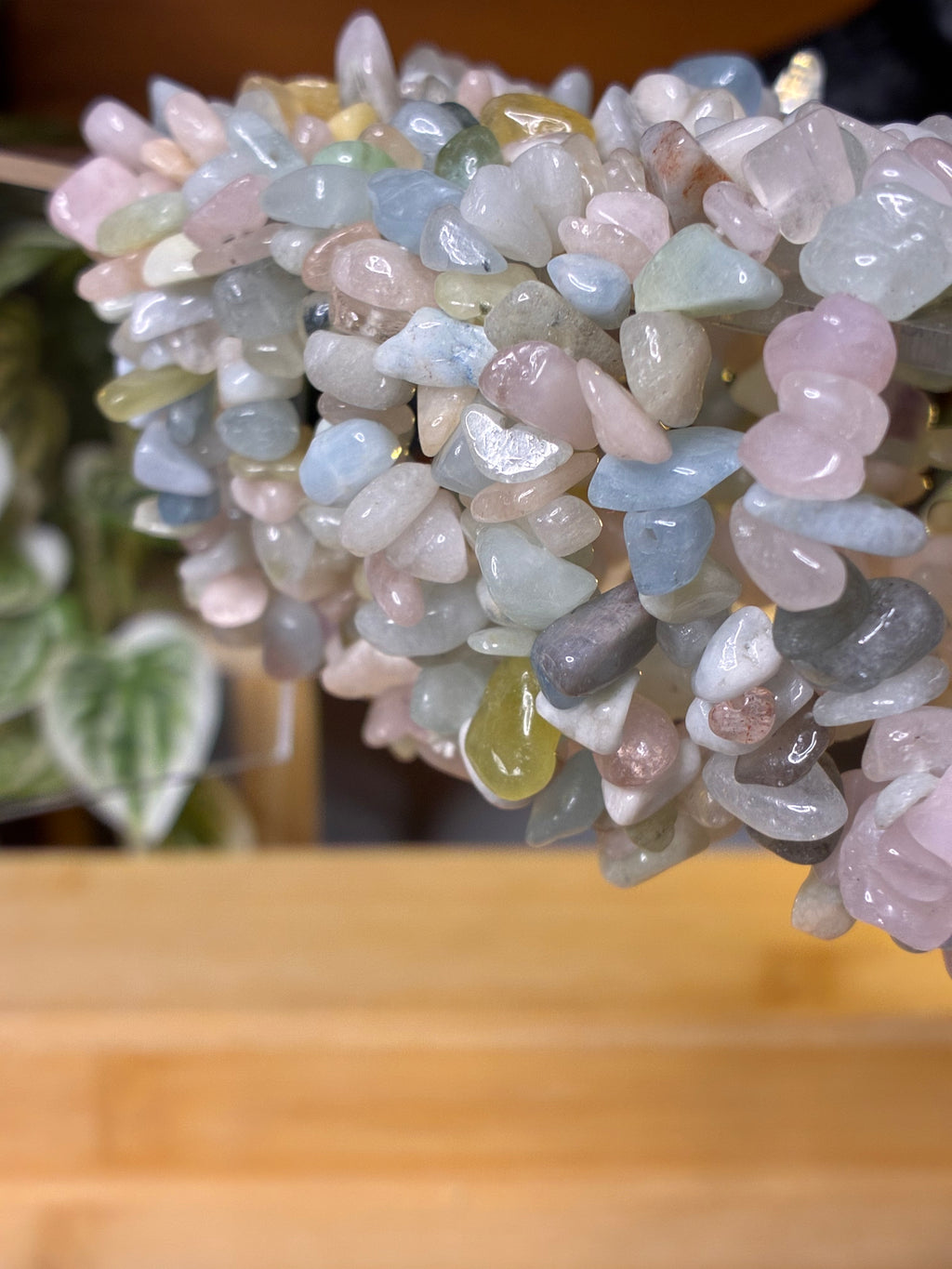 Morganite Chip Bracelets