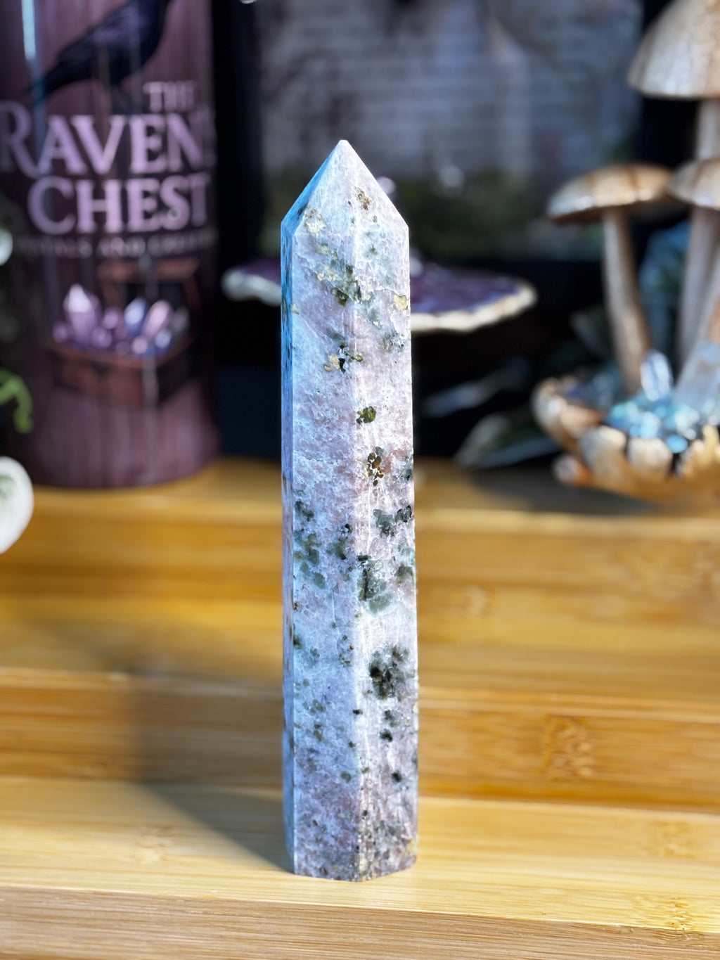 Pink Aventurine & Larvakite Tower