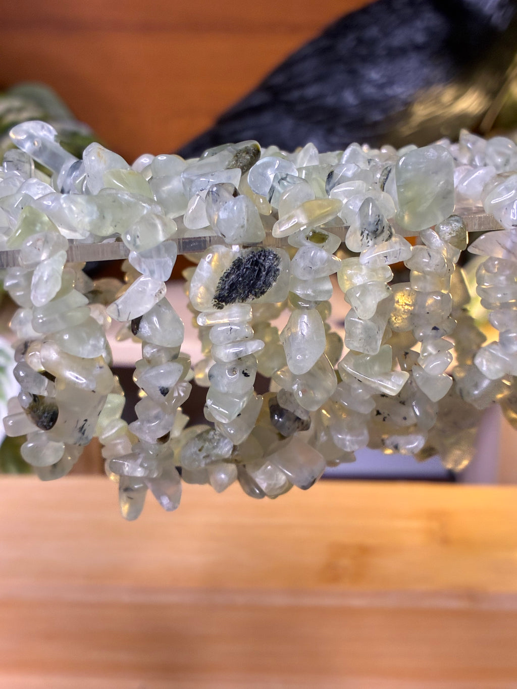Prehnite Chip Bracelets