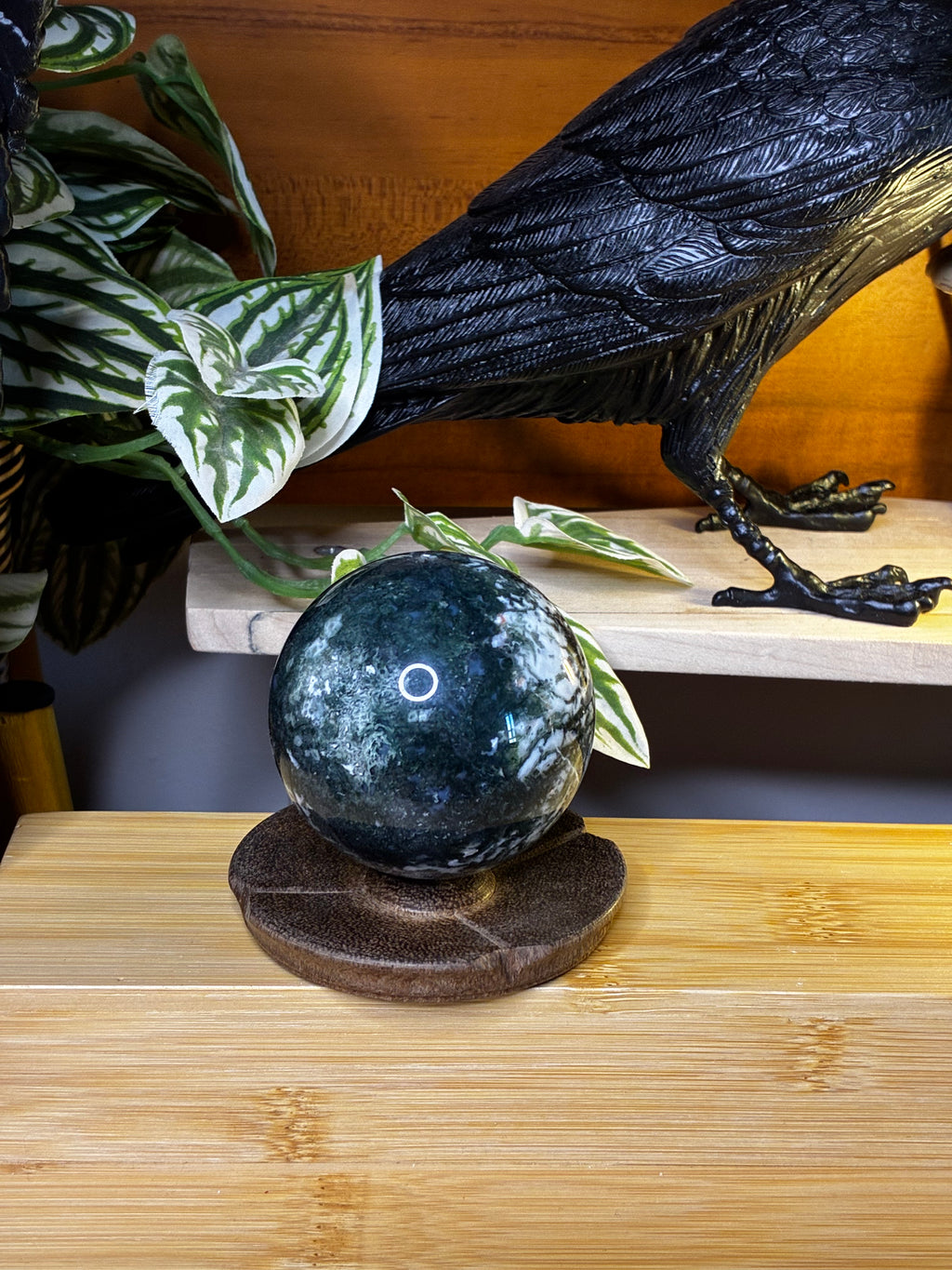Moss Agate Sphere