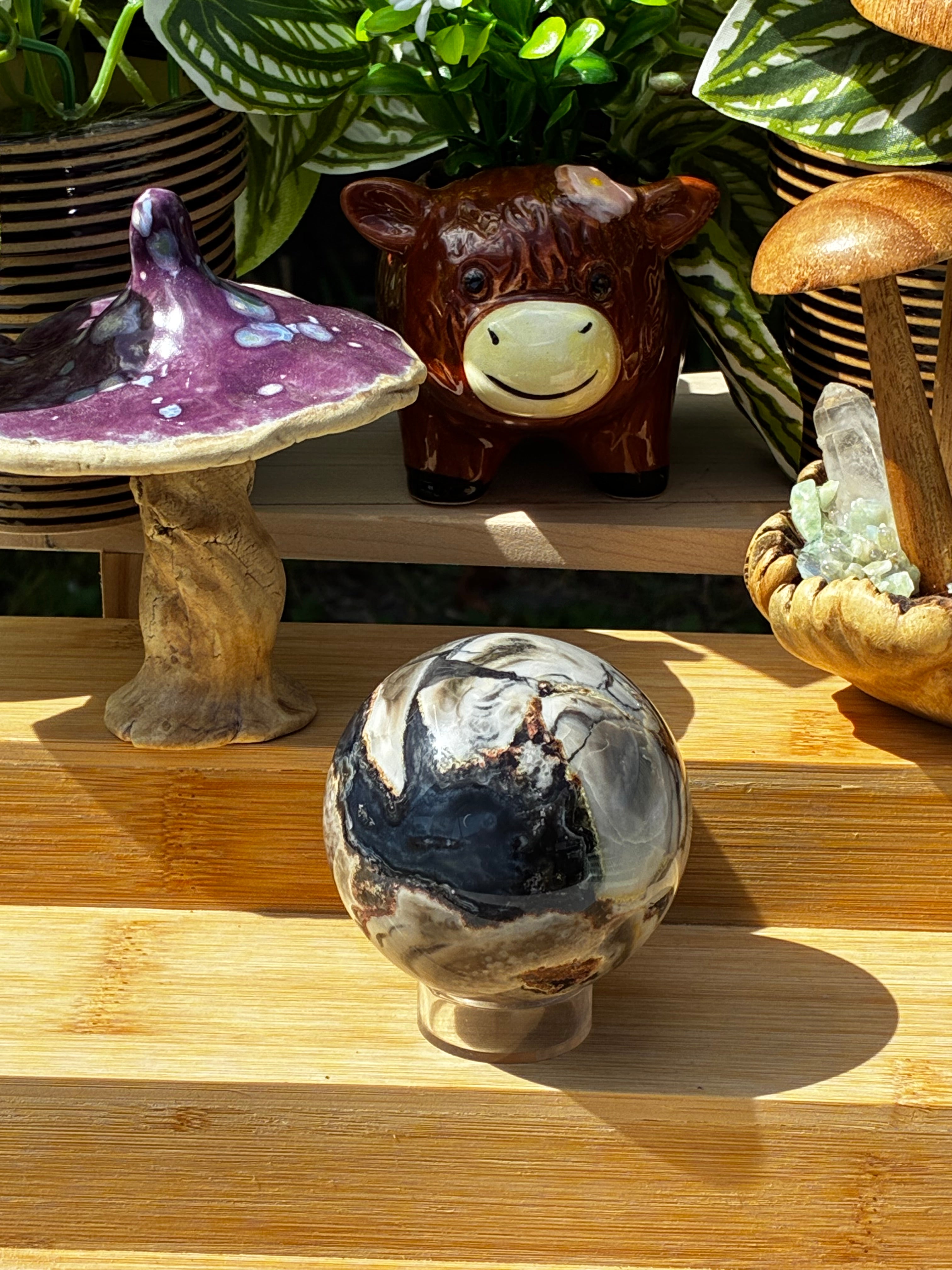 Volcano Agate Sphere 10