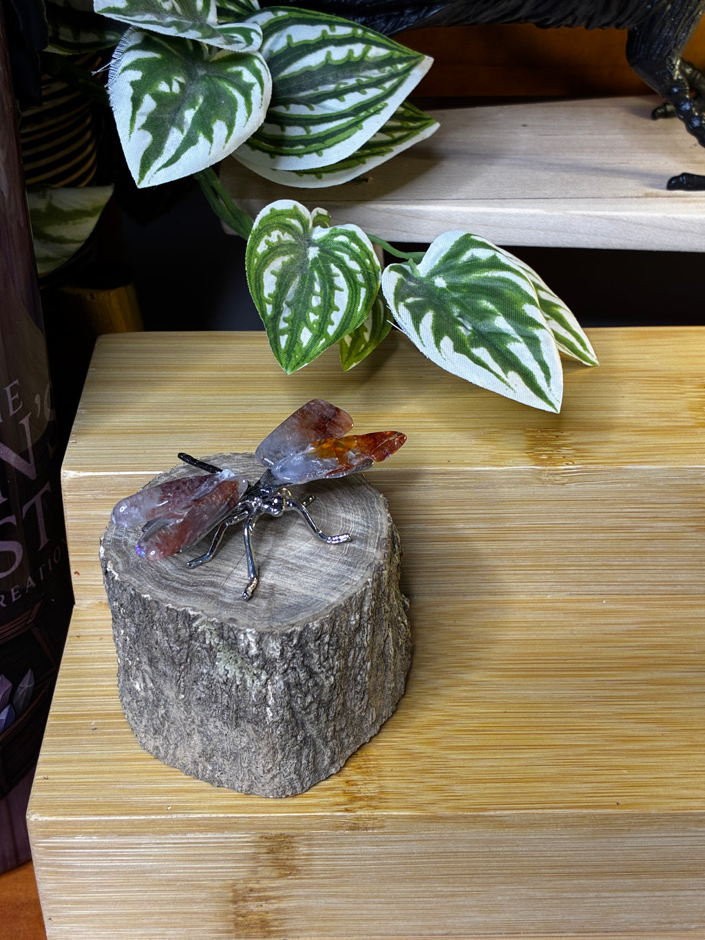 Fire Quartz Dragonfly