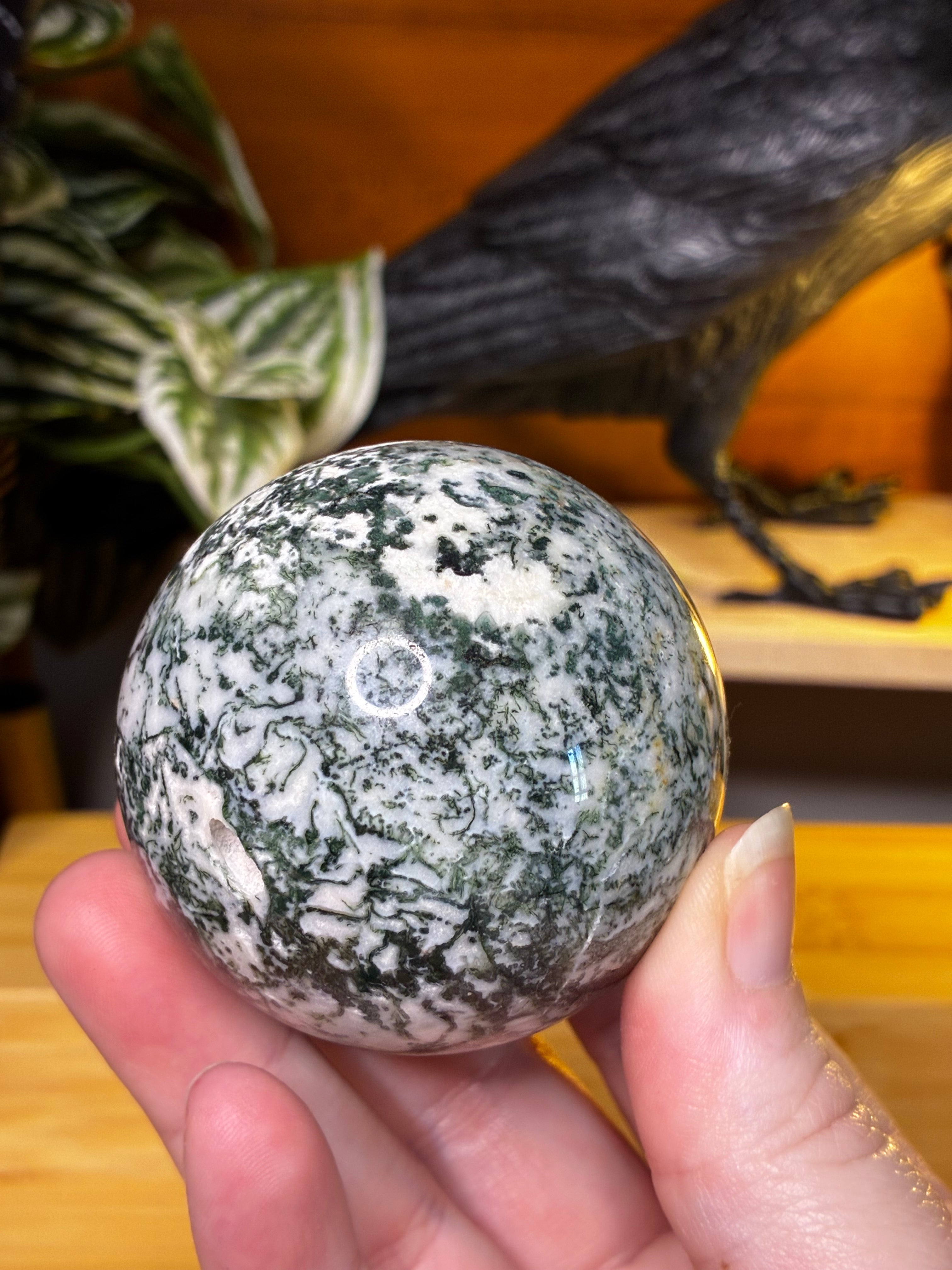 Moss Agate Sphere