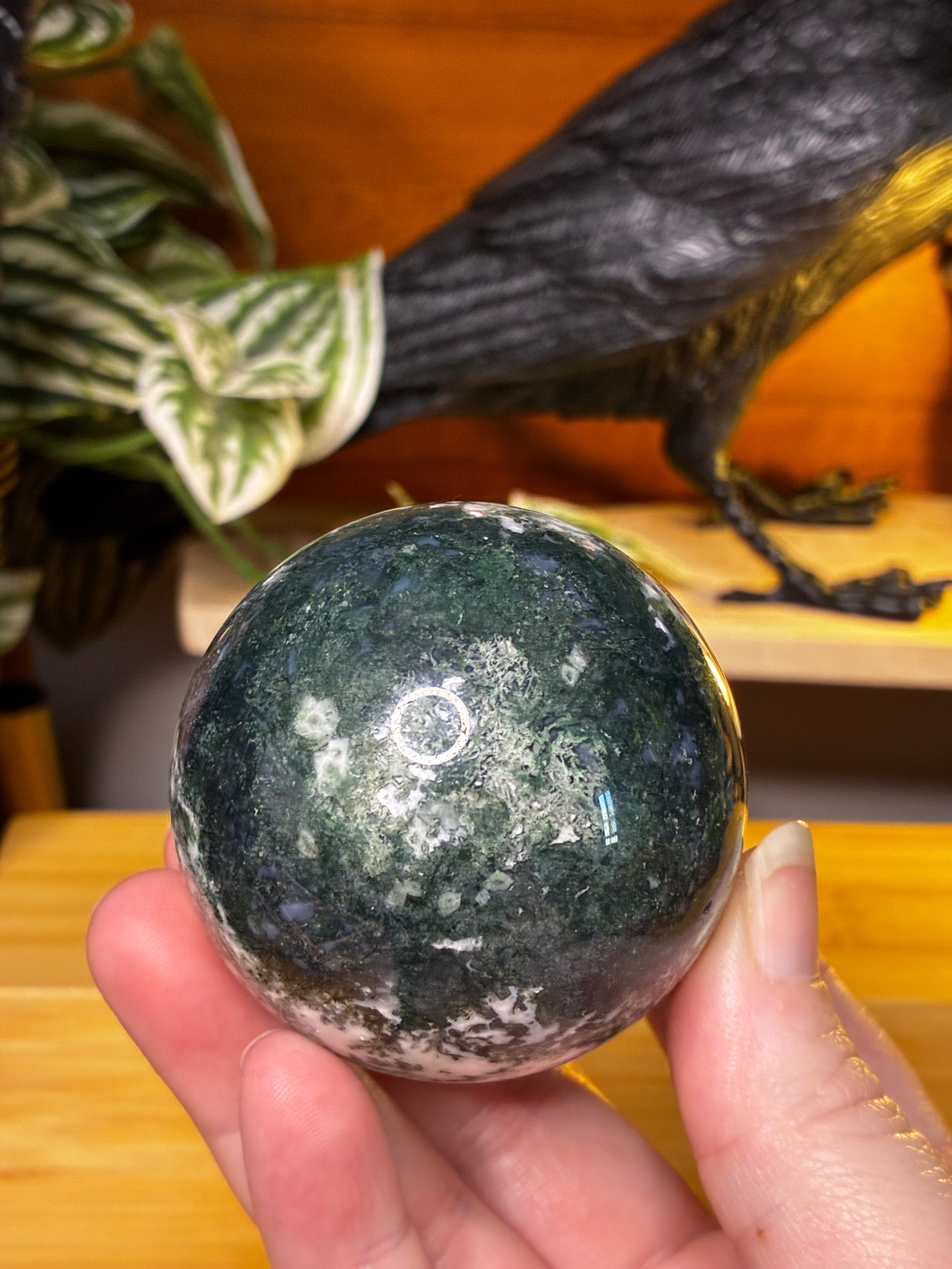 Moss Agate Sphere
