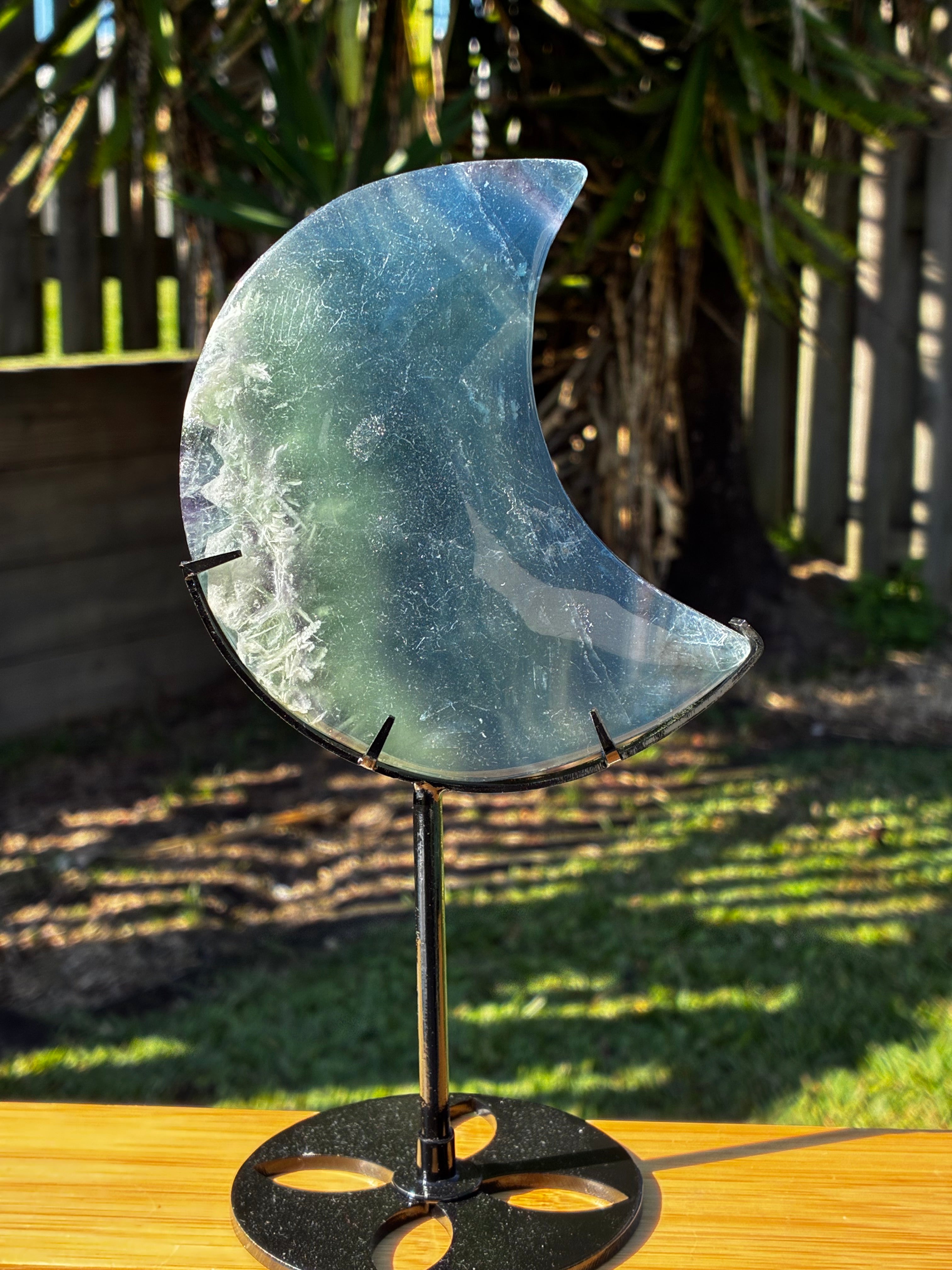 Blue Fluorite Moon