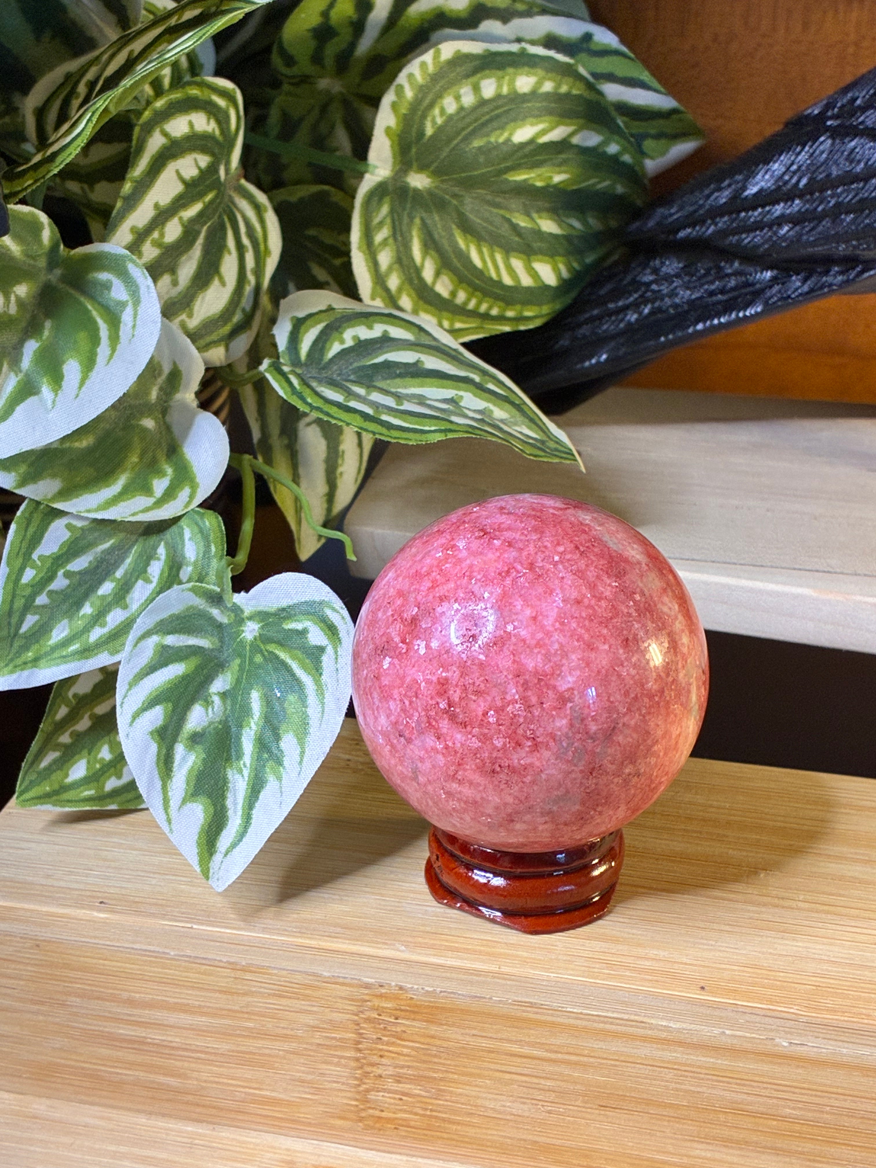 Thulite Sphere