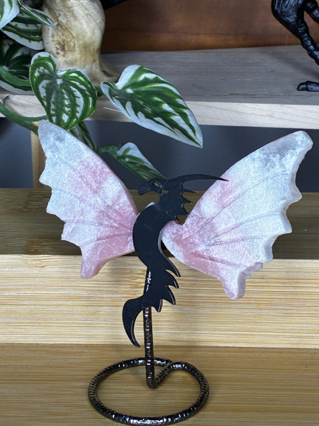 Pink Opal Dragon Wings