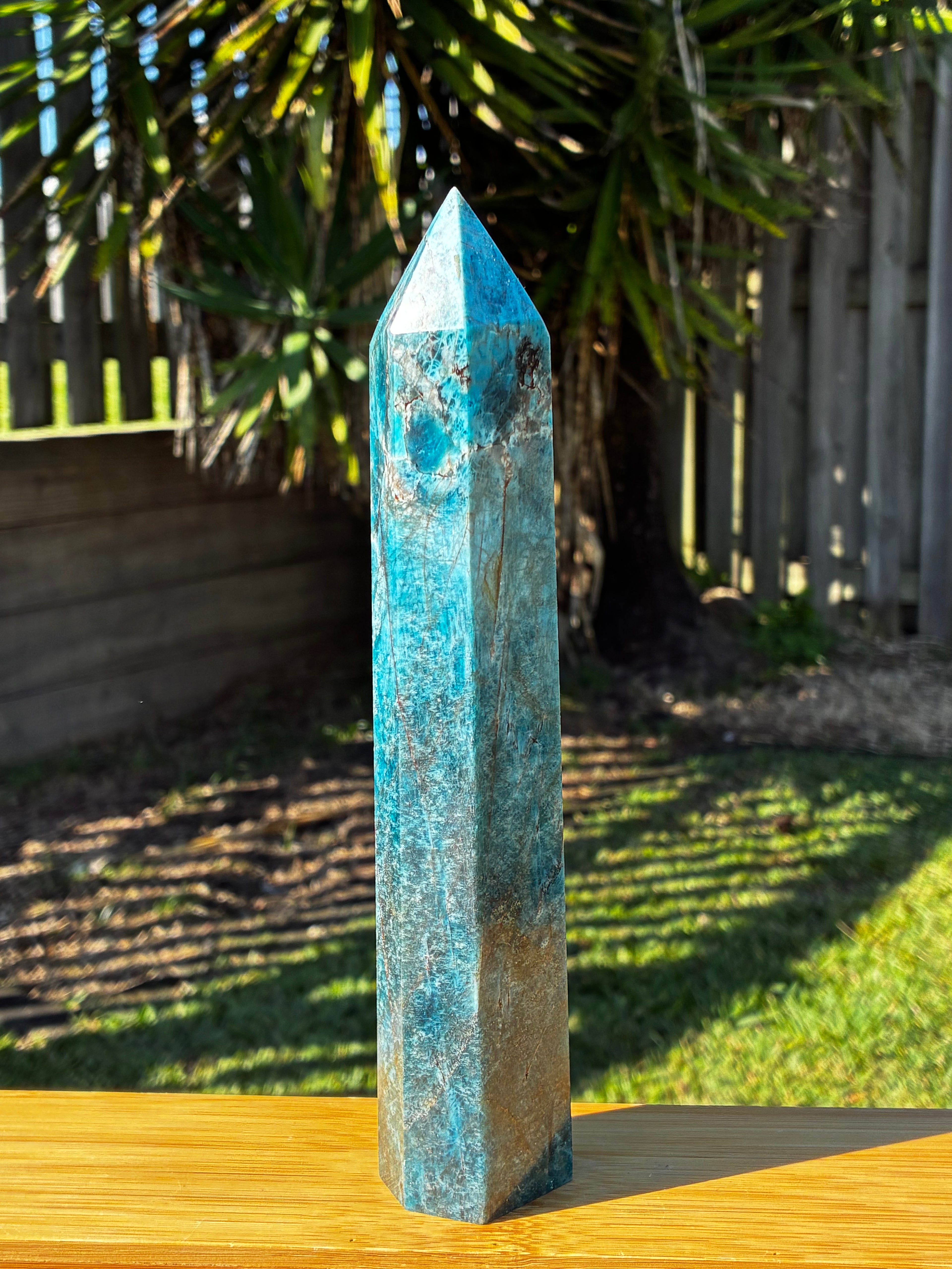 Blue Apatite Tower