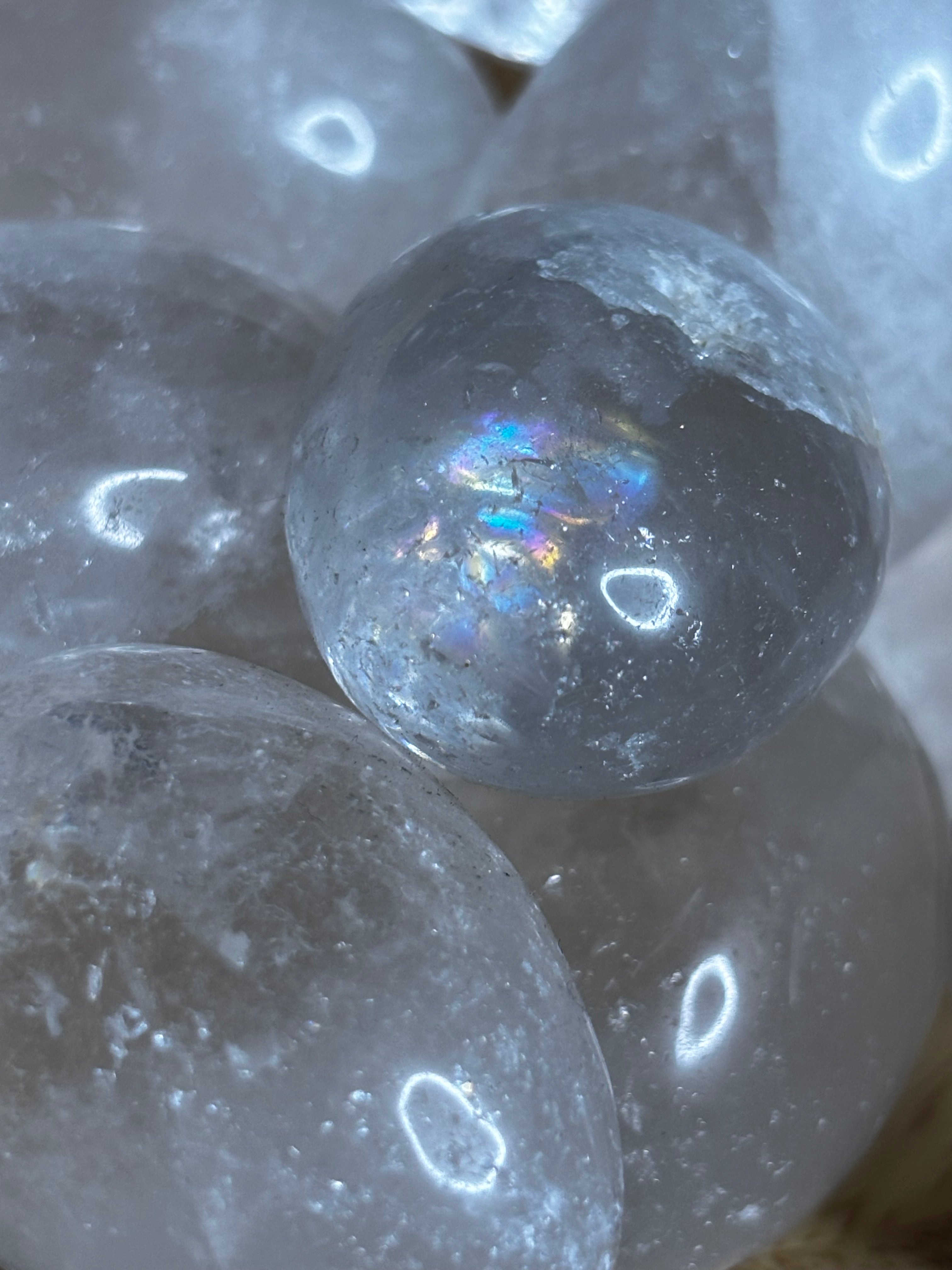 Clear Quartz Eggs