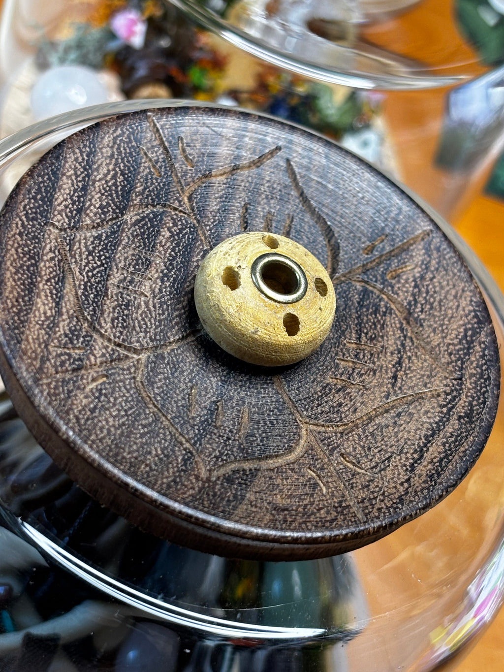Handmade Tibetan Wooden Incense Holder