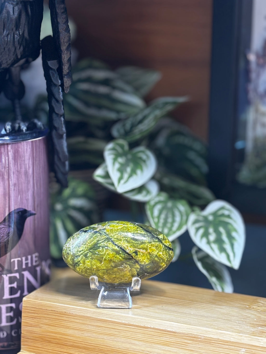 Green Opal Palm Stone