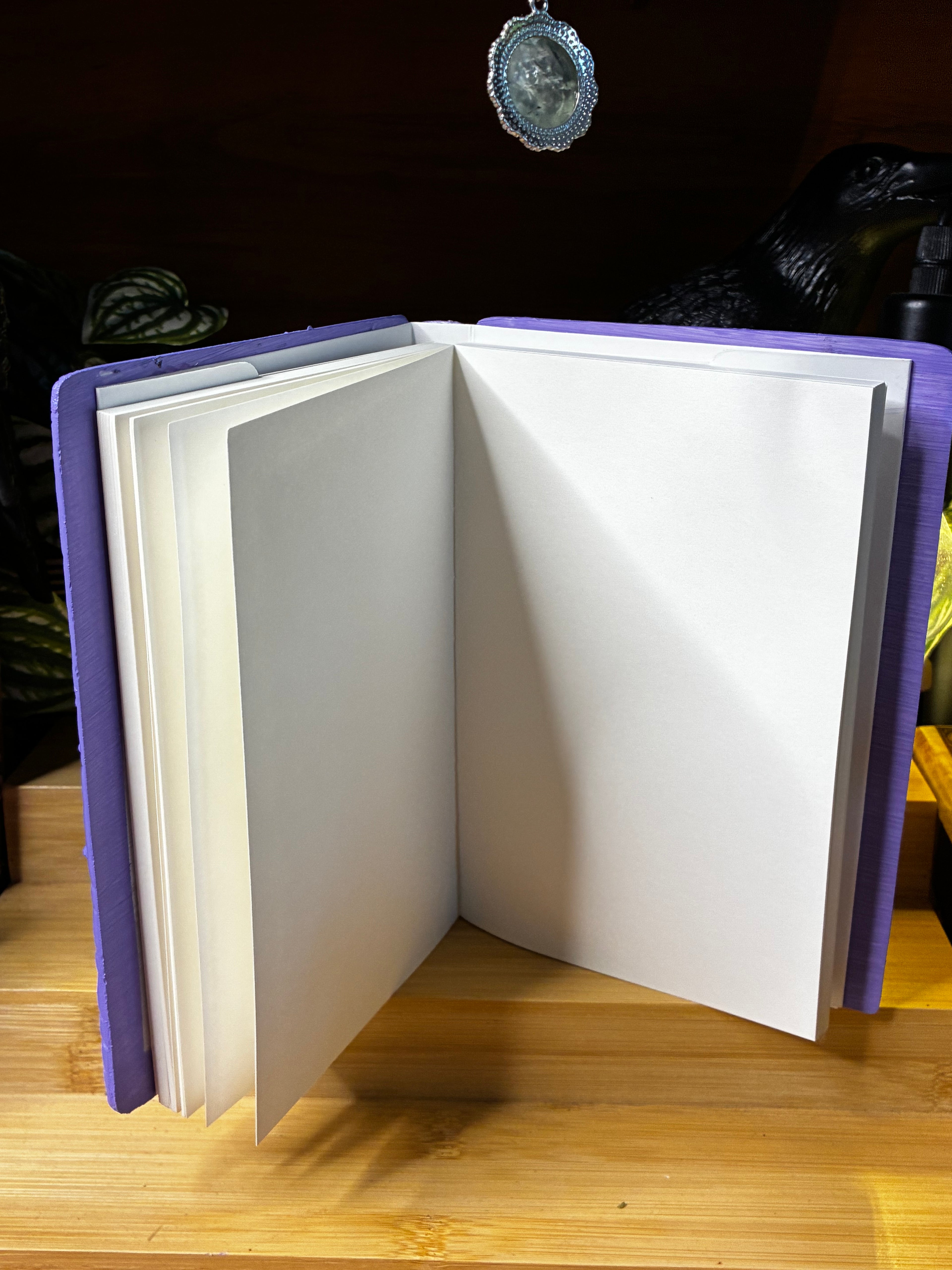 🐉 Amethyst Dragon Scale Hardcover Notebook