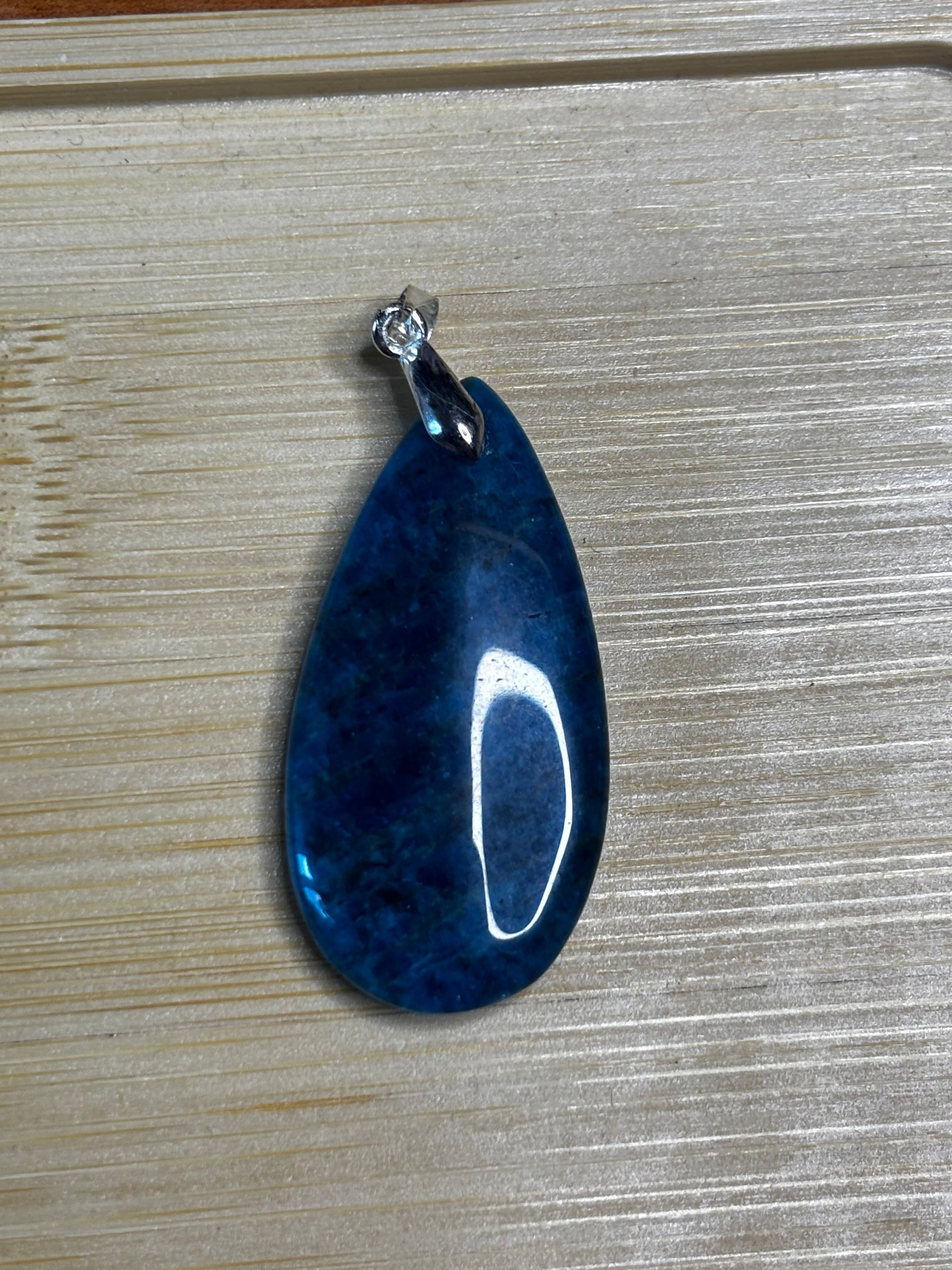 Blue Apatite Pendant 5