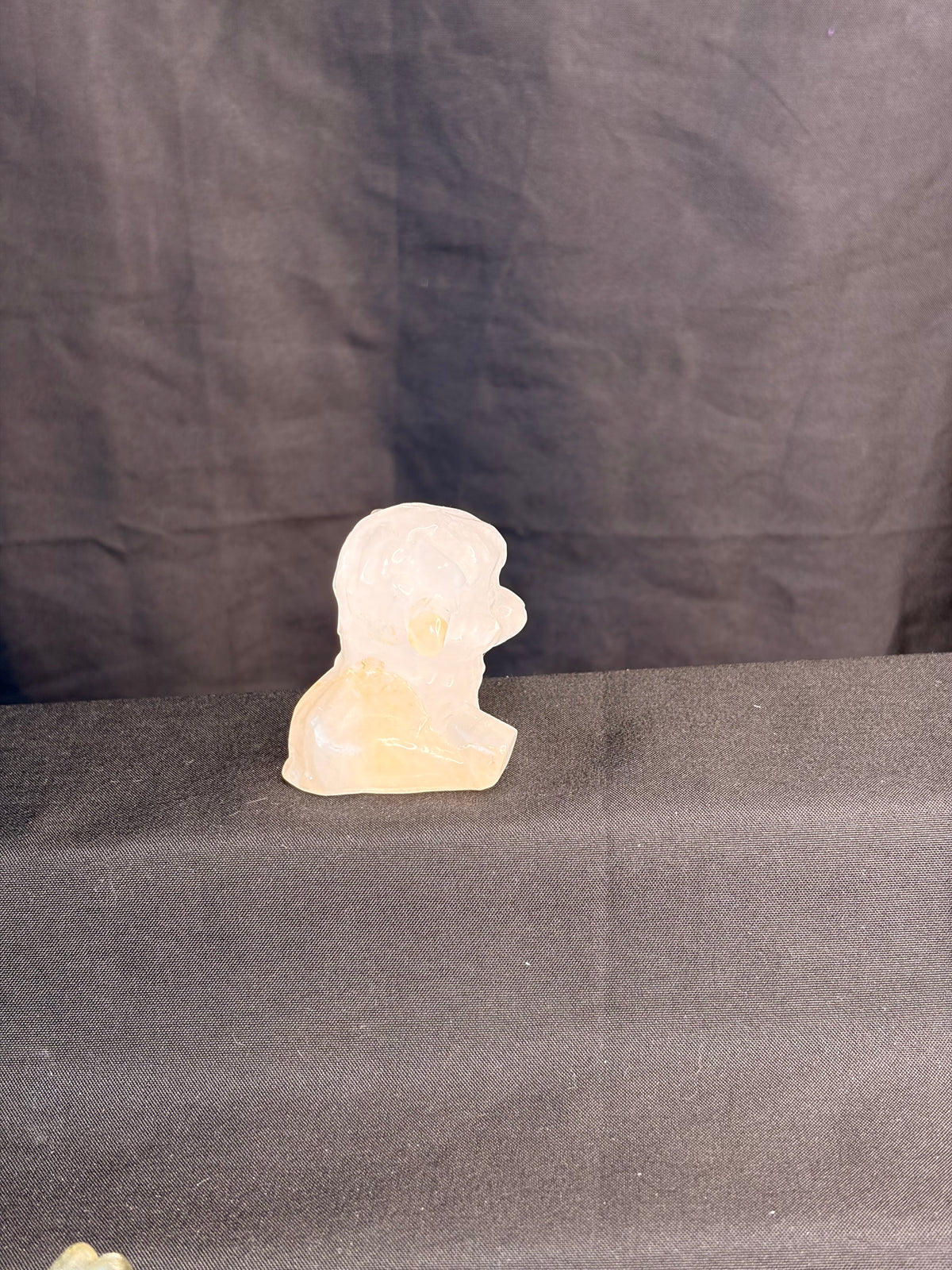 Clear Quartz Sitting Cow