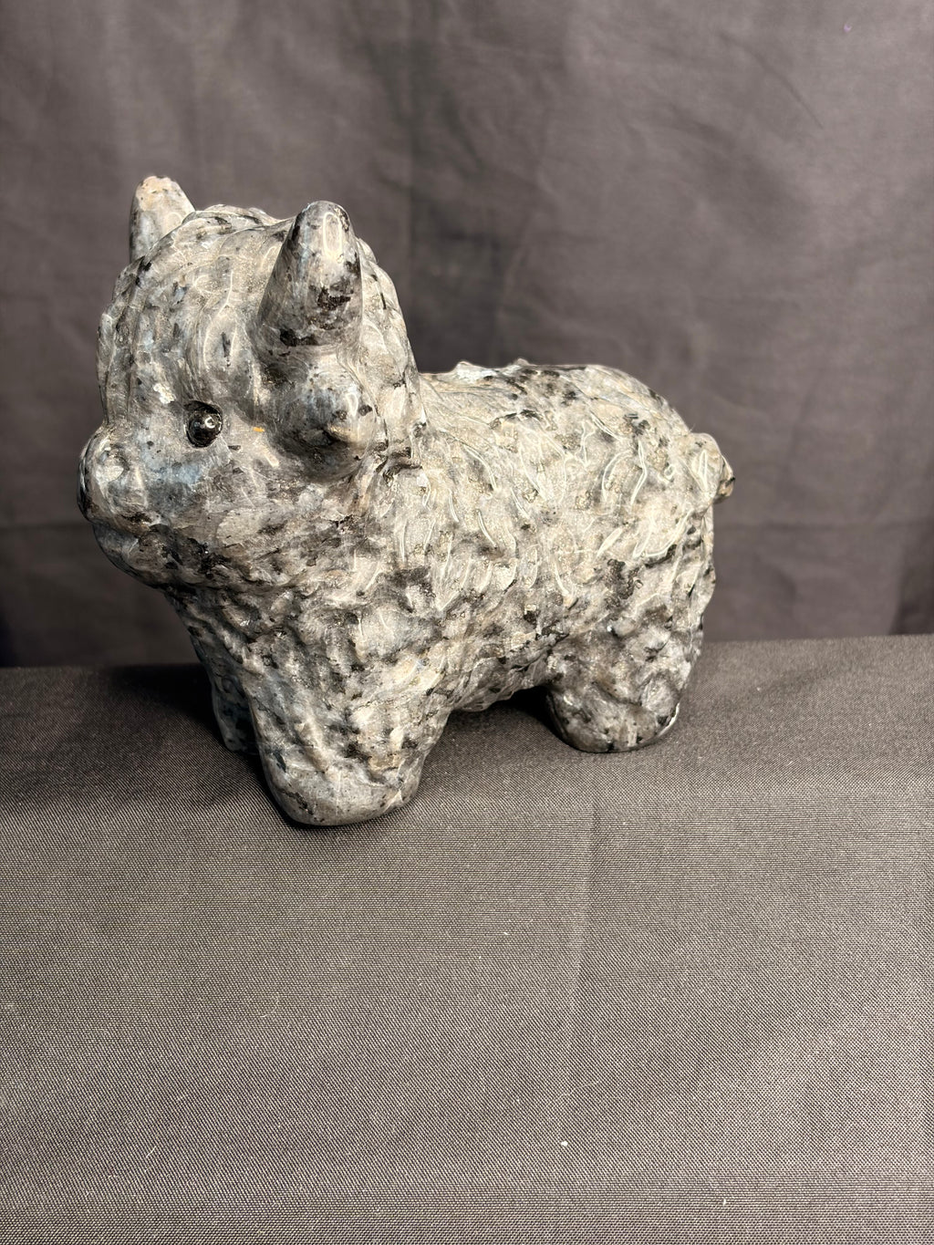 Larvikite Highland Cow