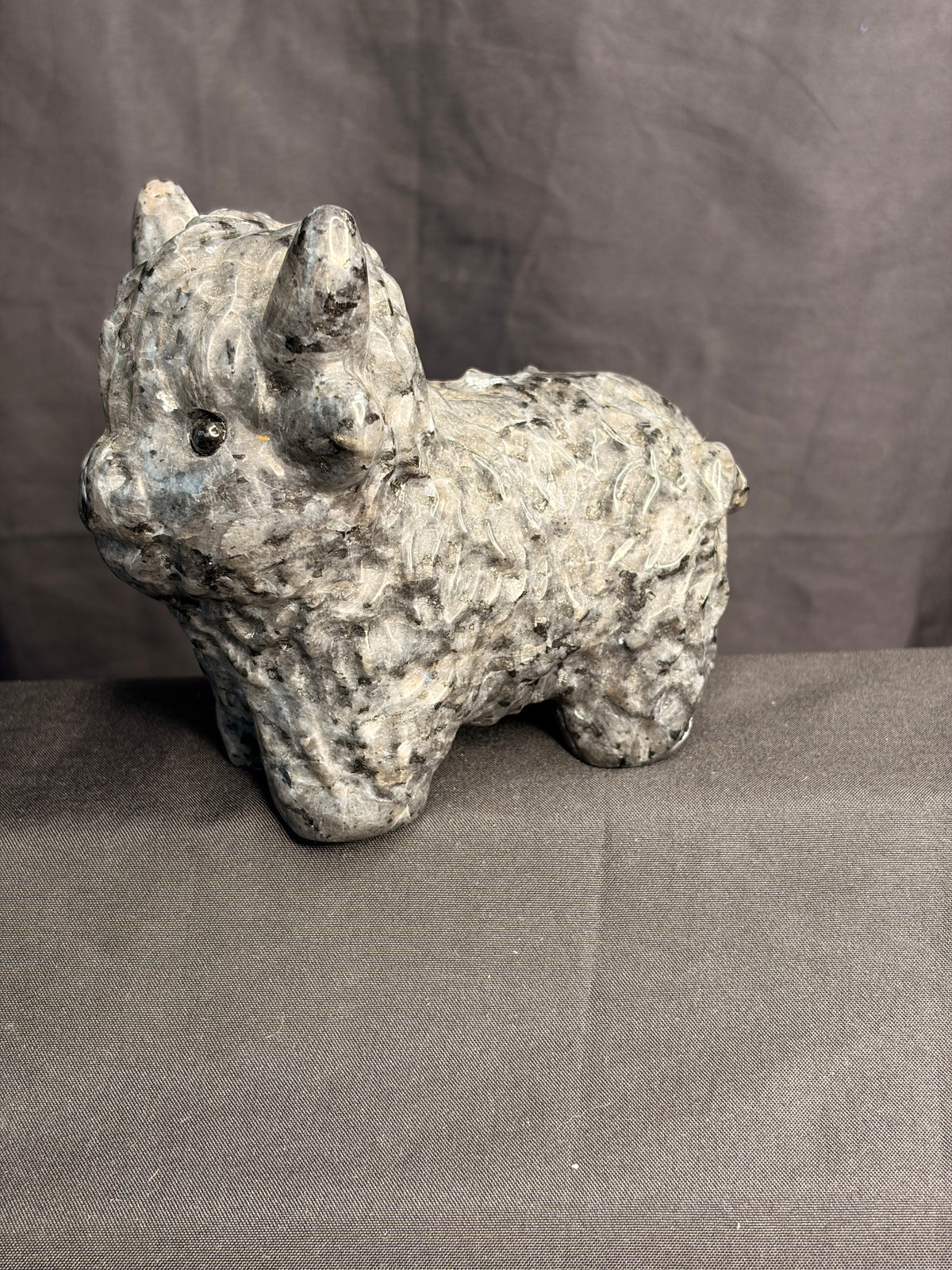 Larvikite Highland Cow