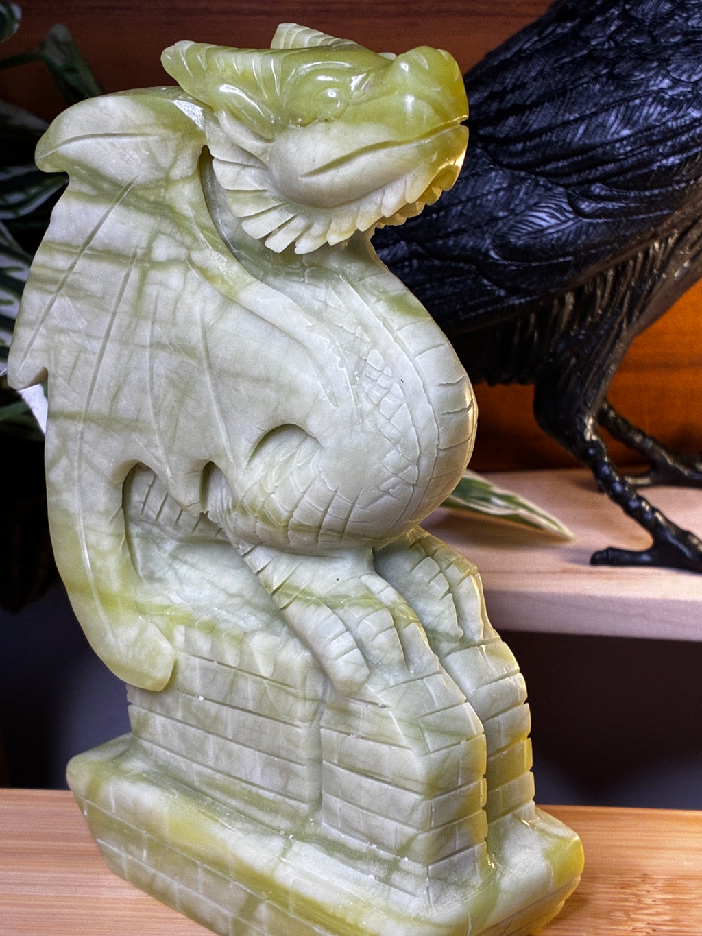 New Jade Dragon Carving