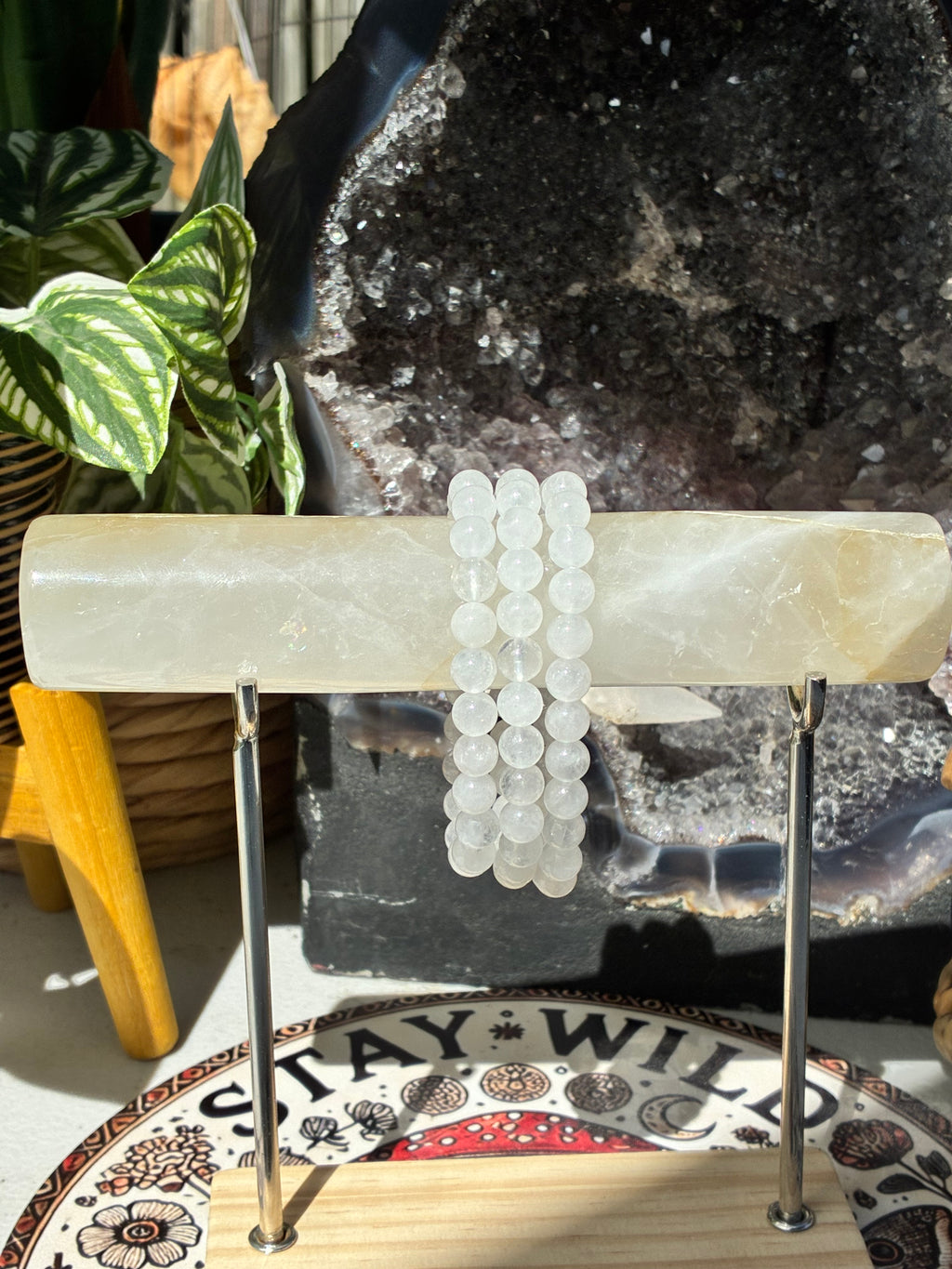 8mm Milky Quartz Bracelet