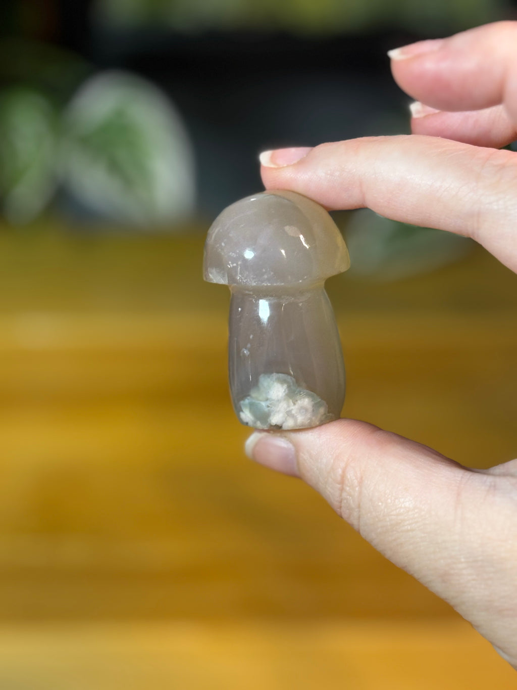 Flower Agate Mushroom