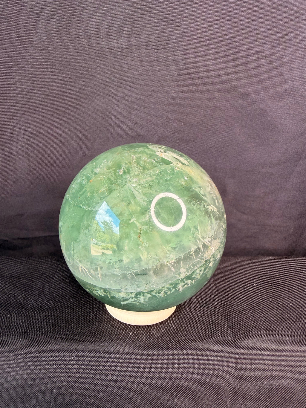 Feather Fluorite Sphere
