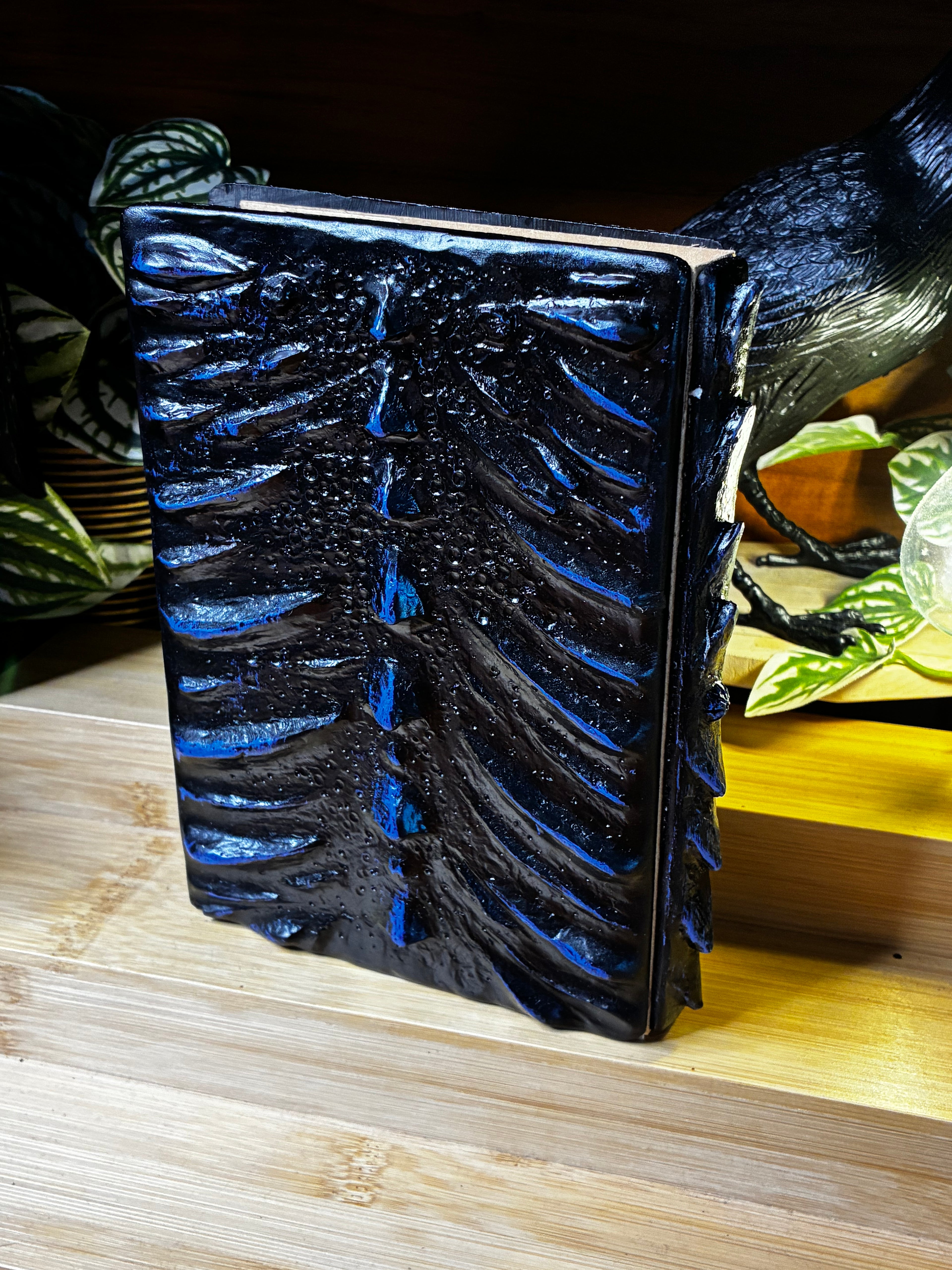 Sapphire Dragon Scale Hardcover Notebook