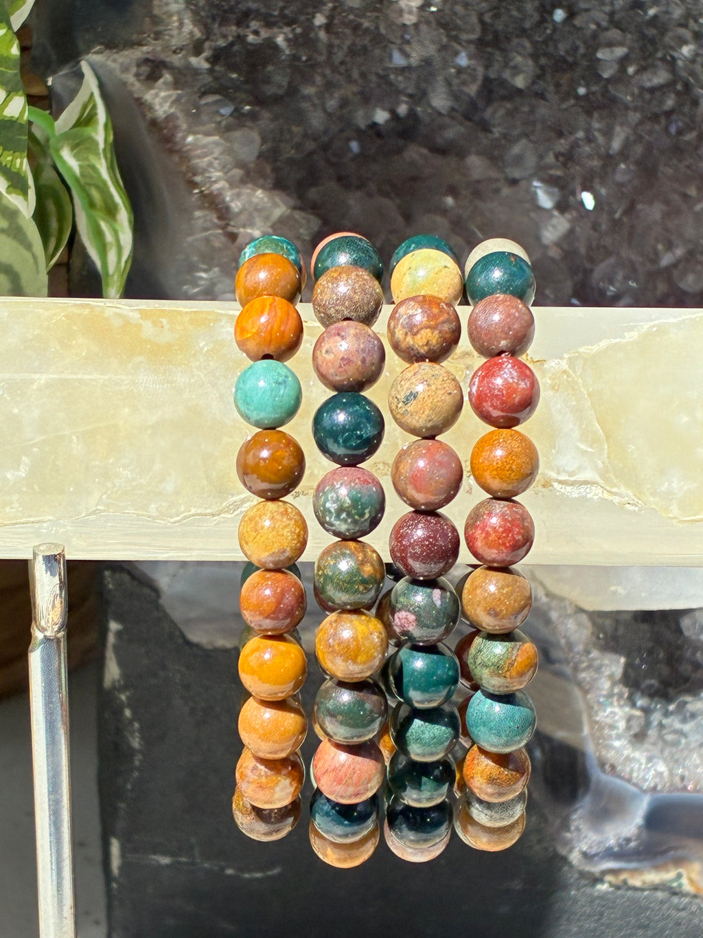 8mm Ocean Jasper Bracelet