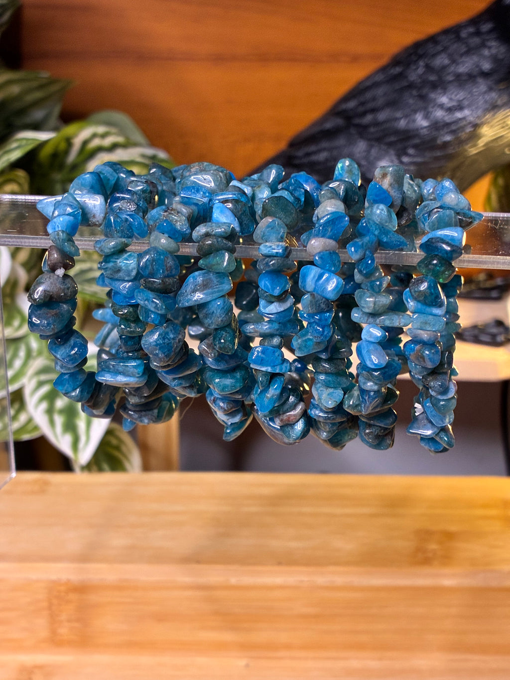 Blue Apatite Chip Bracelets
